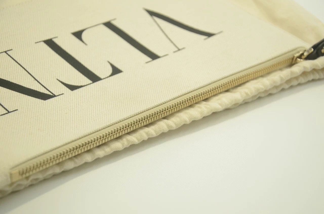 Valentino Valentino VLTN Logo Canvas Large Handbag with Rivets Size ONE SIZE - 5 Thumbnail