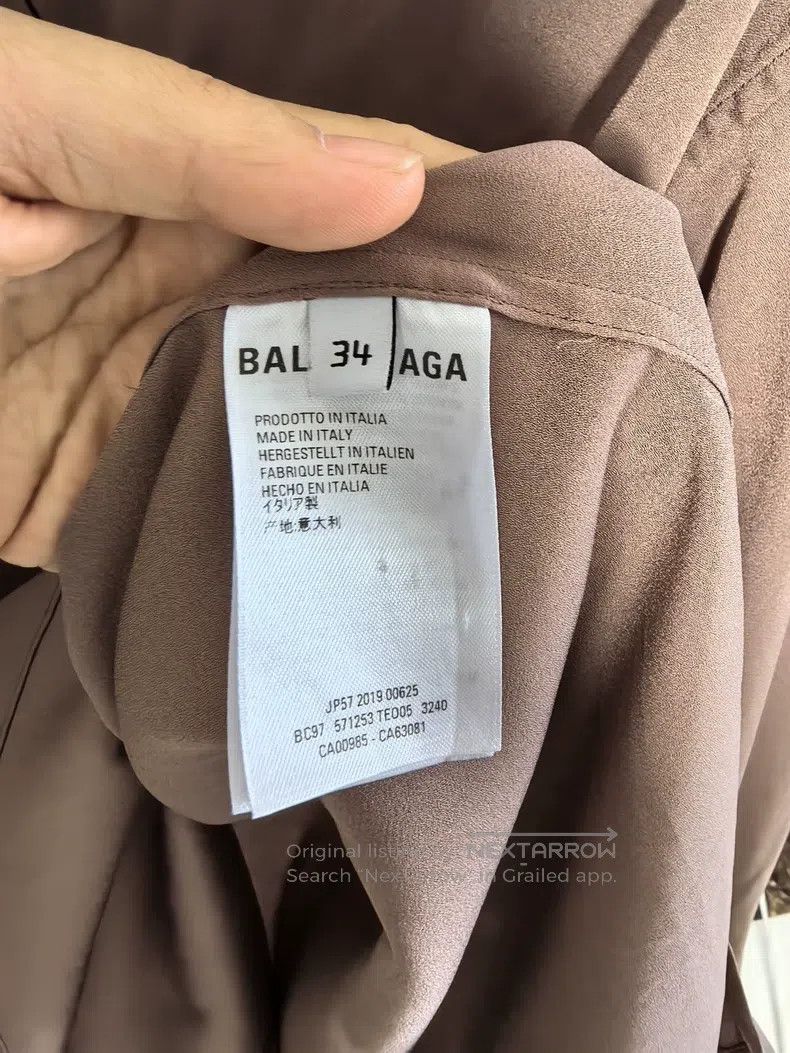 Balenciaga Balenciaga size 34 Letter Logo Shirt Size S / US 4 / IT 40 - 4 Thumbnail