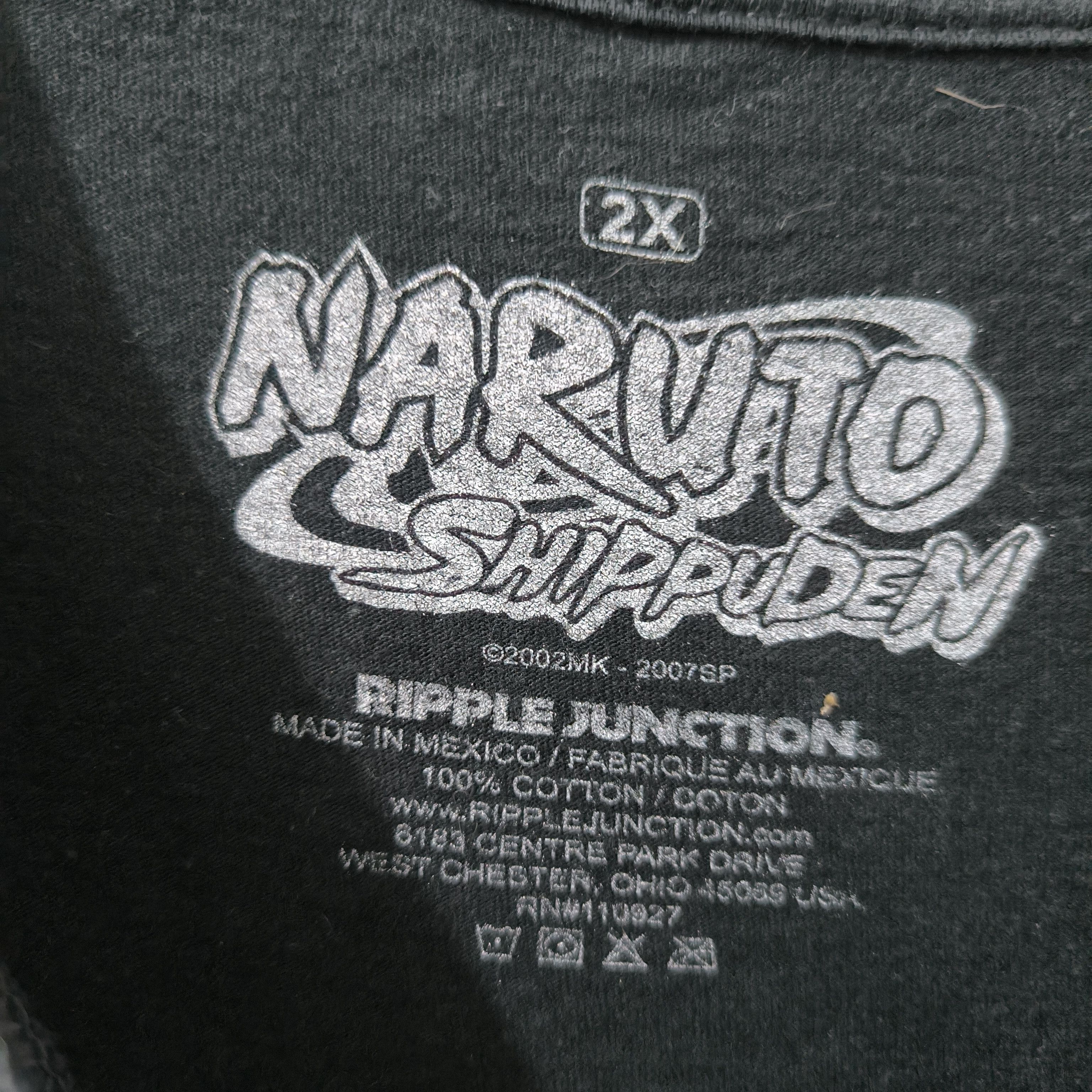 Anime Vintage 2002s Naruto shippuden Size US XL / EU 56 / 4 - 4 Thumbnail