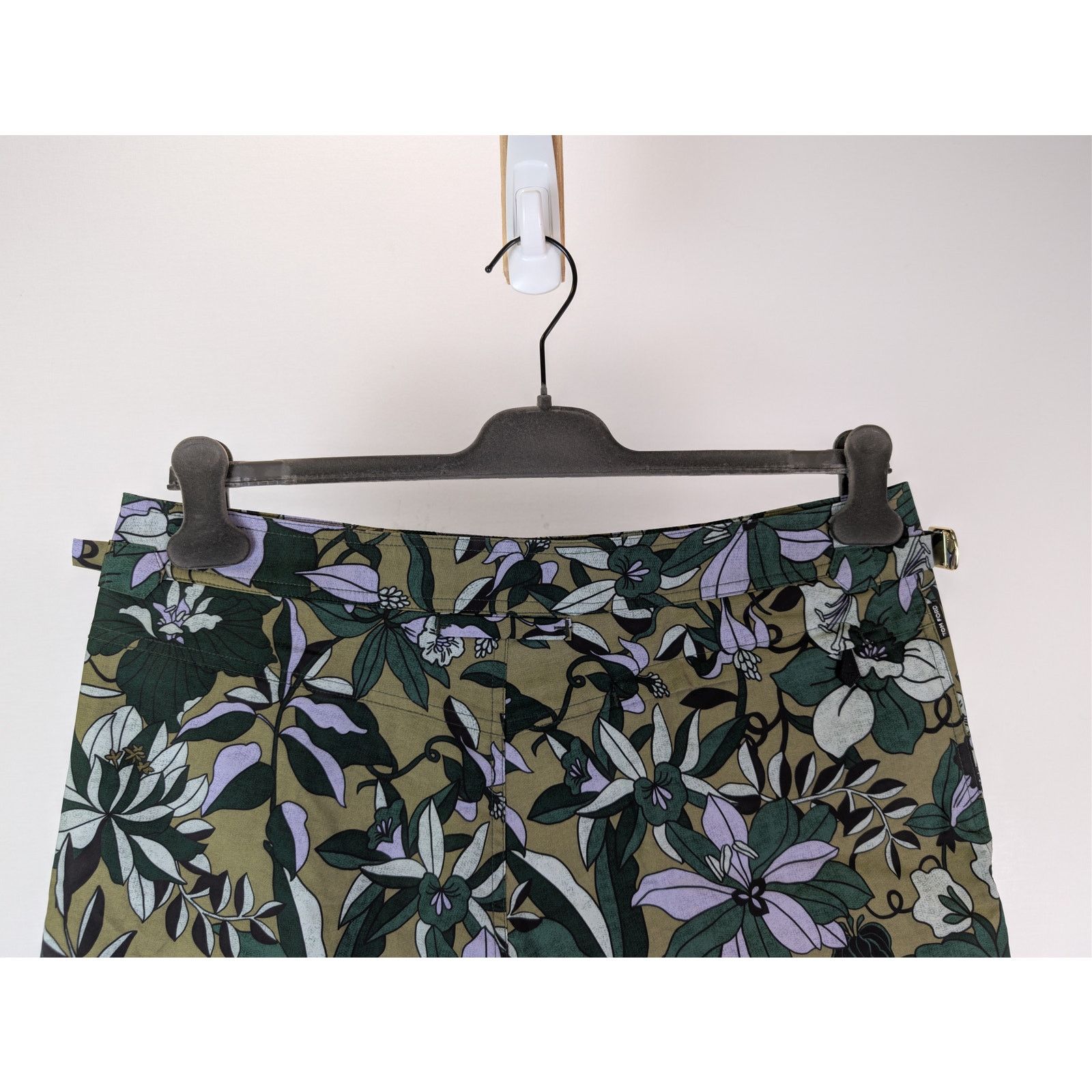 Tom Ford o1rshd1 Jungle Floral Swim Shorts in green Size US 34 / EU 50 - 11 Thumbnail