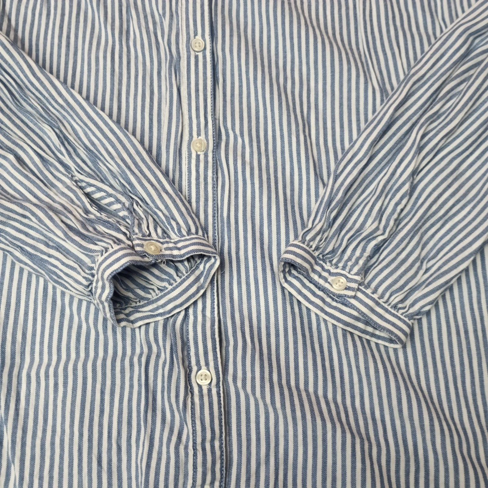 Old Navy Old Navy Tunic Button Up Shirt Women’s XL Blue White Striped Size XL / US 12-14 / IT 48-50 - 2 Thumbnail