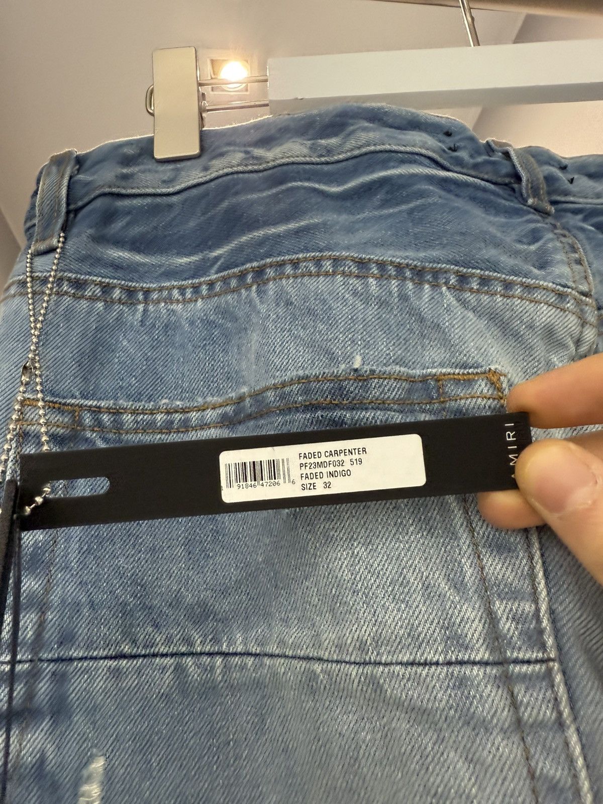 Amiri AMIRI Carpenter Jeans Size 32 DSWT Made in USA Retail $1100 Size US 32 / EU 48 - 4 Thumbnail