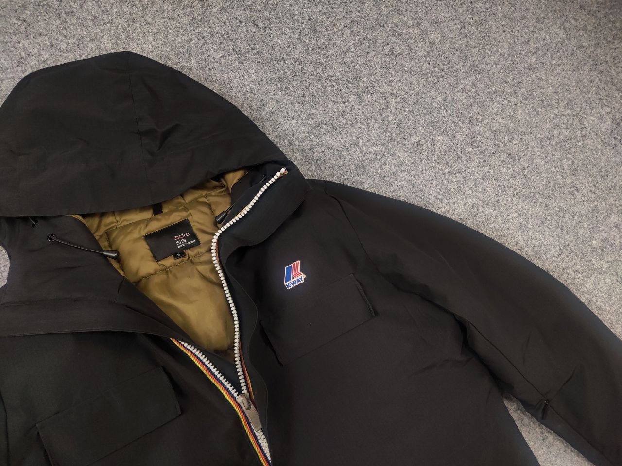 K-Way K-Way Jonas Thermo Heavy Zip Puffer Winter hooded Jacket Size US S / EU 44-46 / 1 - 4 Thumbnail