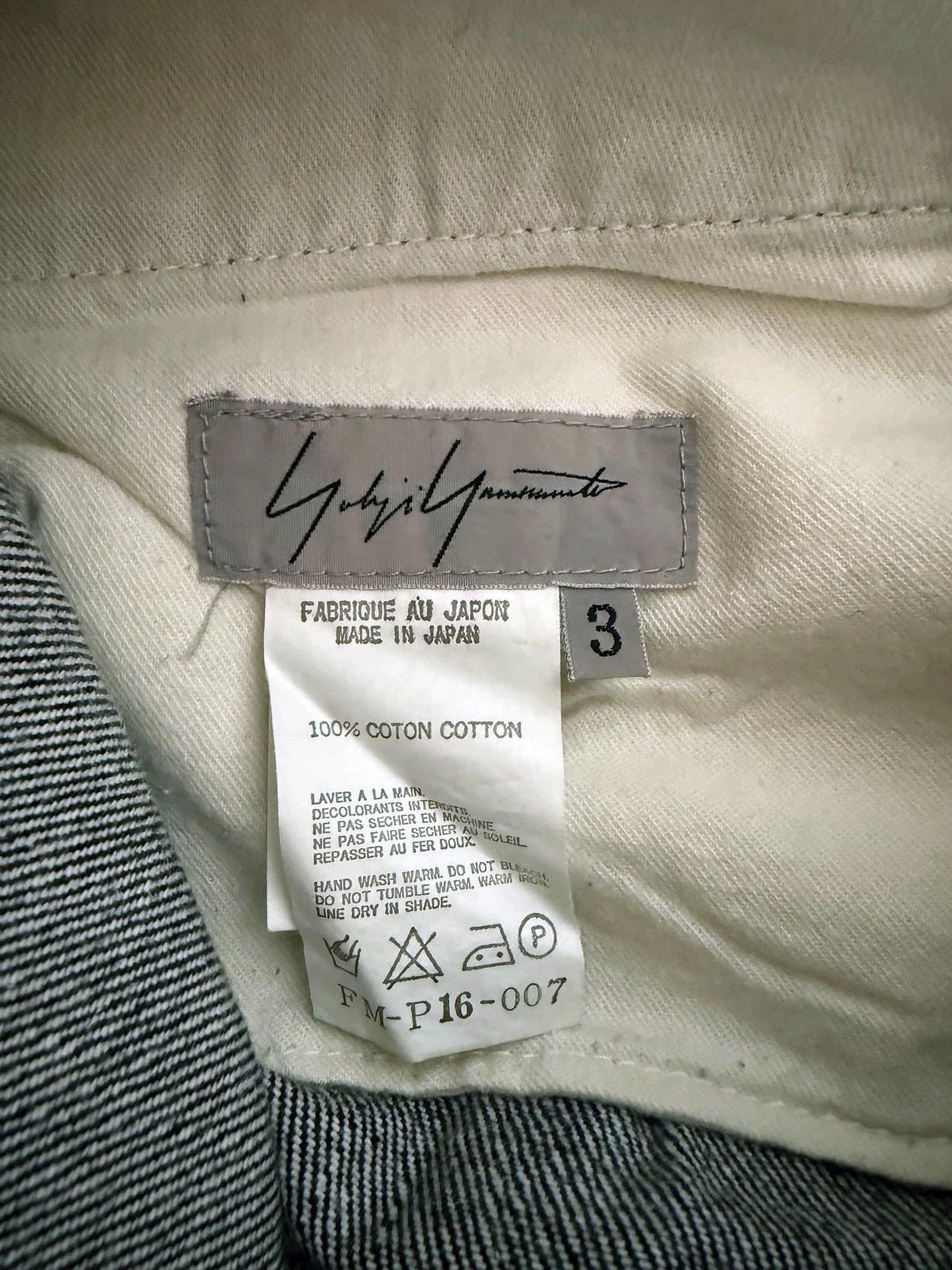Yohji Yamamoto Yohji Yamamoto raw selvedge unwashed 40-41 straight Size US 40 / EU 56 - 9 Thumbnail