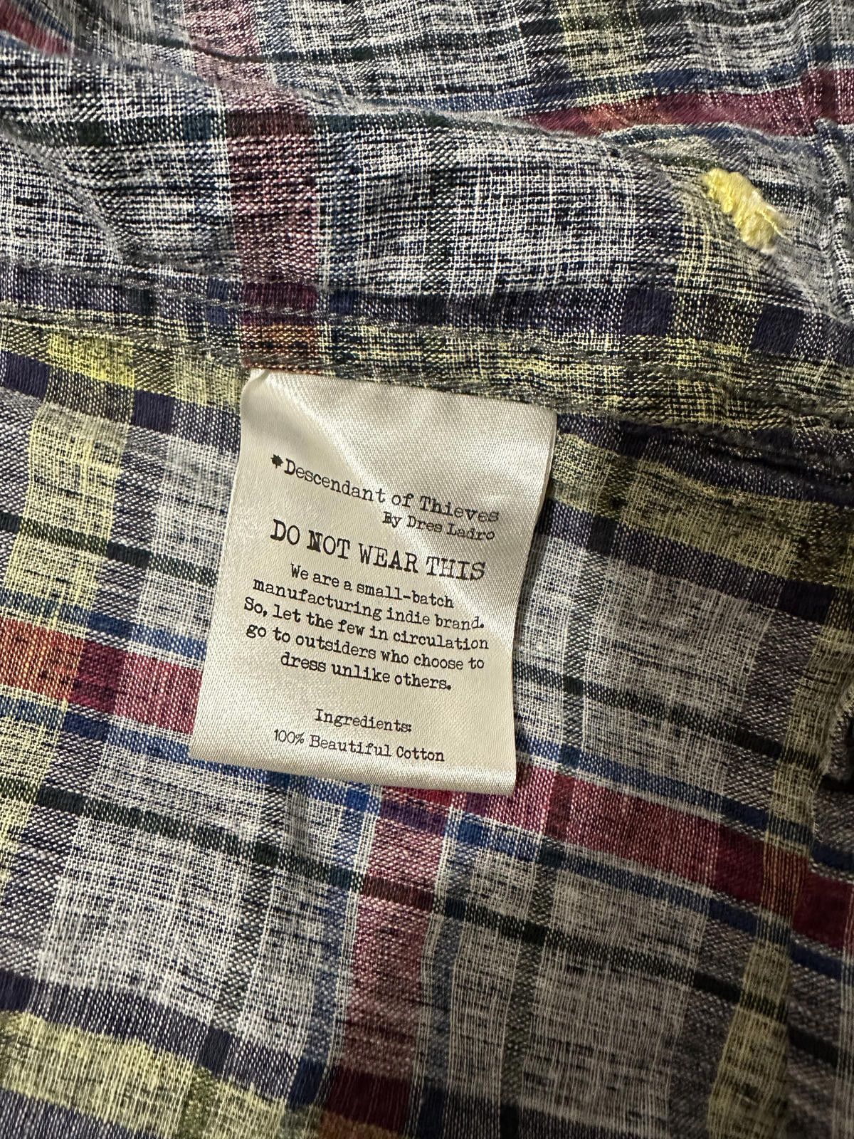 Descendant of Thieves Descendant of Thieves Vintage Plaid Button-Up Shirt - Large Size US L / EU 52-54 / 3 - 3 Thumbnail