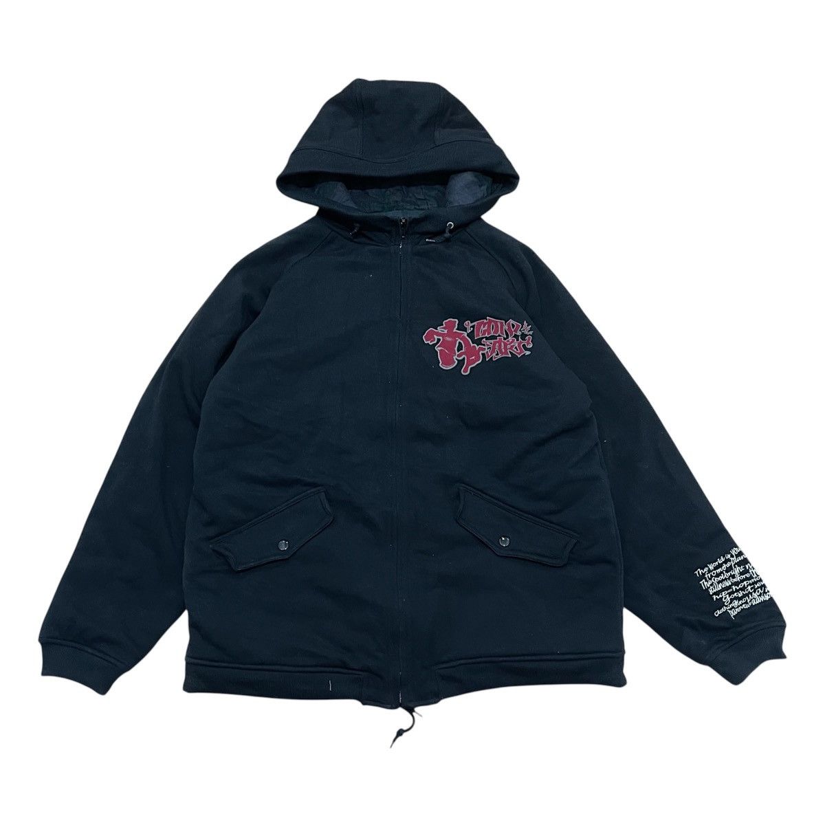 Japanese Brand Vtg Conart Crew Subway Graffiti Jacket Size US L / EU 52-54 / 3 - 1 Thumbnail