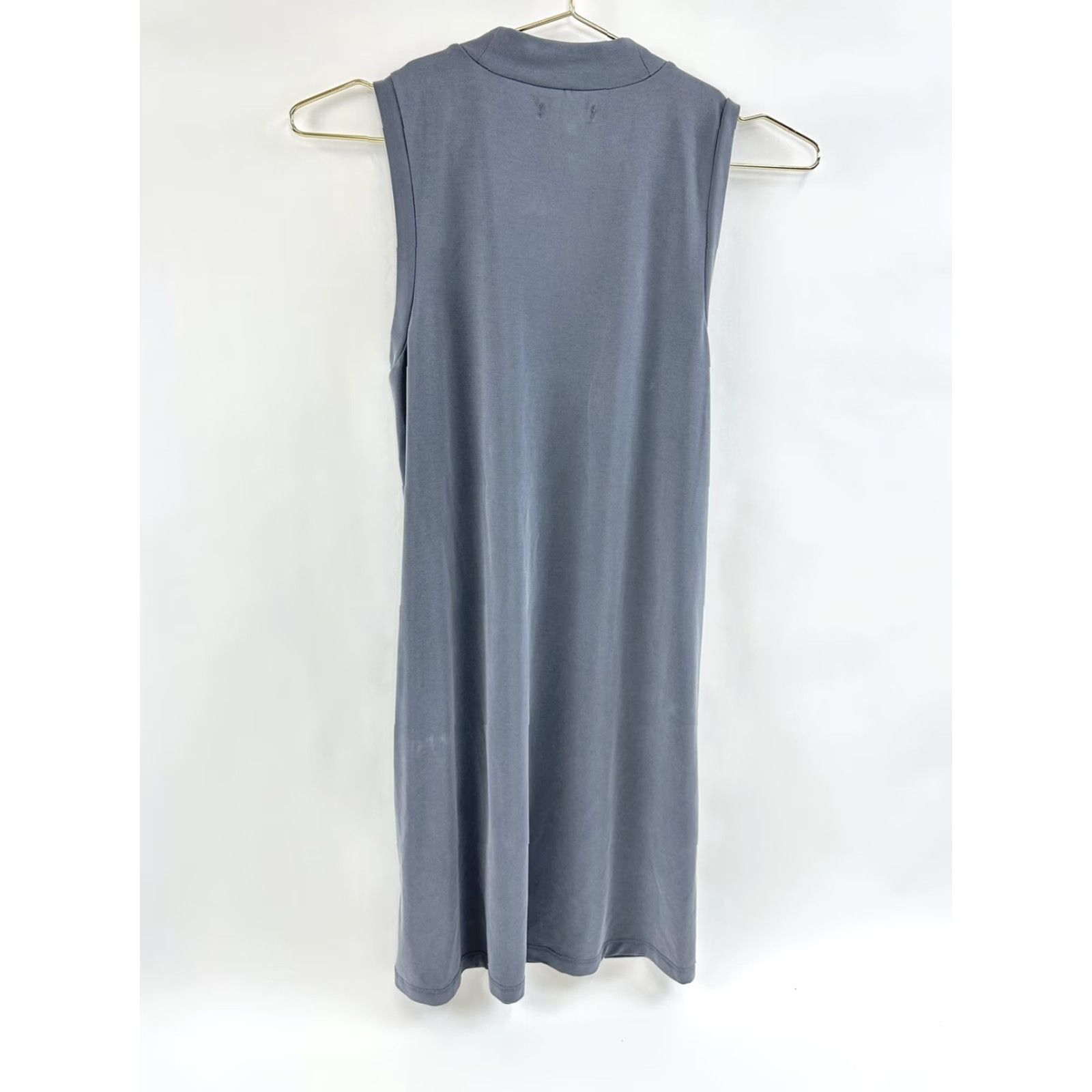 Madewell Madewell Shift Dress Women’s 2XS Sandwash Gray Mockneck Dress 2XS Womens Gray Shift Knee Length Size XXS / US 00 / IT 34 - 2 Thumbnail