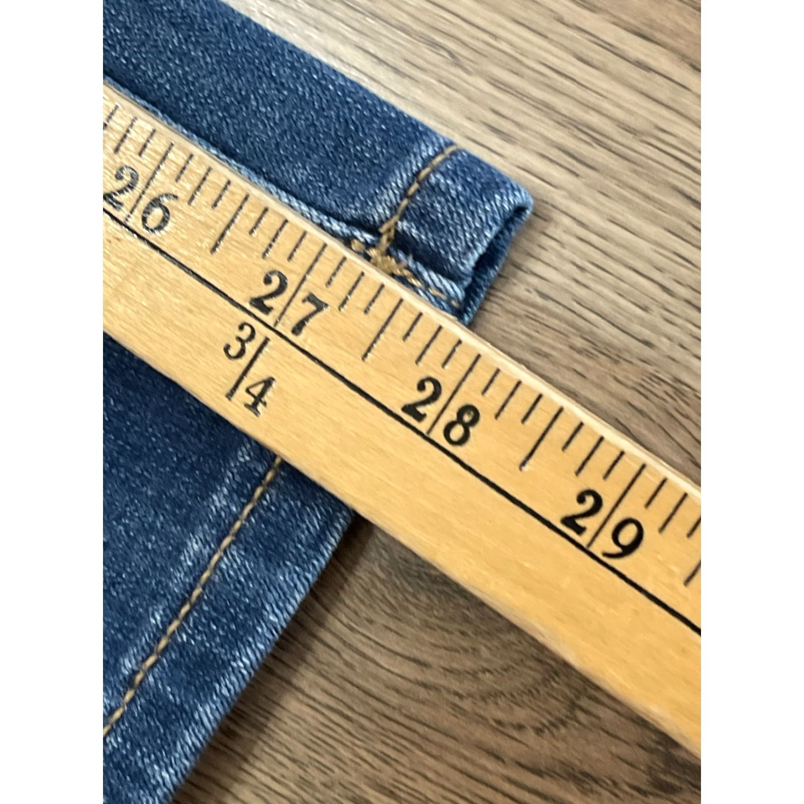 Vintage Sonoma Jeans Women's Size 10 Blue Denim Skinny Pockets Size 32" / US 10 / IT 46 - 4 Thumbnail