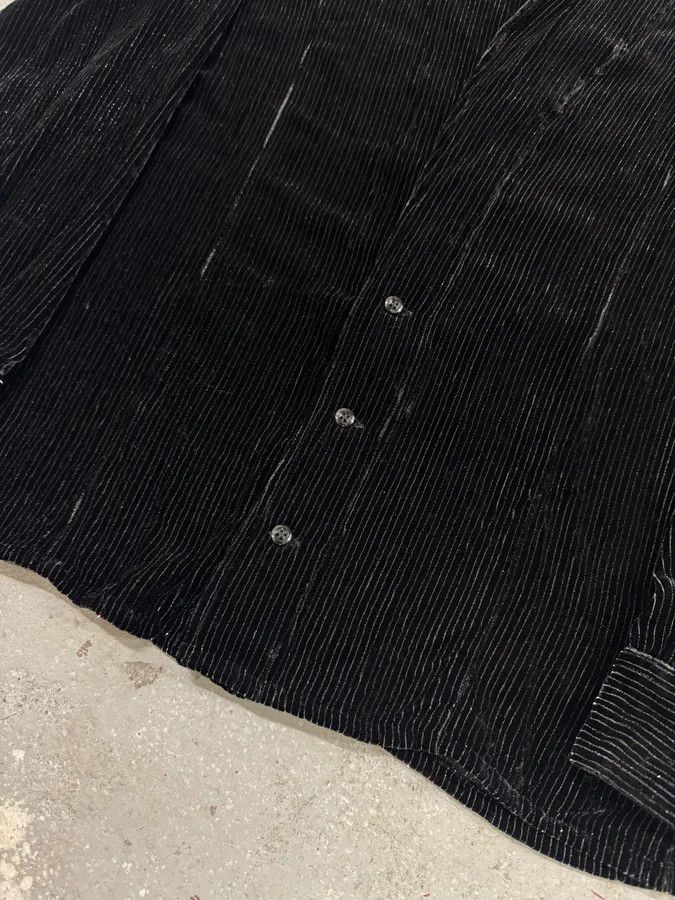 Emporio Armani × Vintage 2000s Emporio Armani Mafia Black Stripes Jacket Size US M / EU 48-50 / 2 - 6 Thumbnail