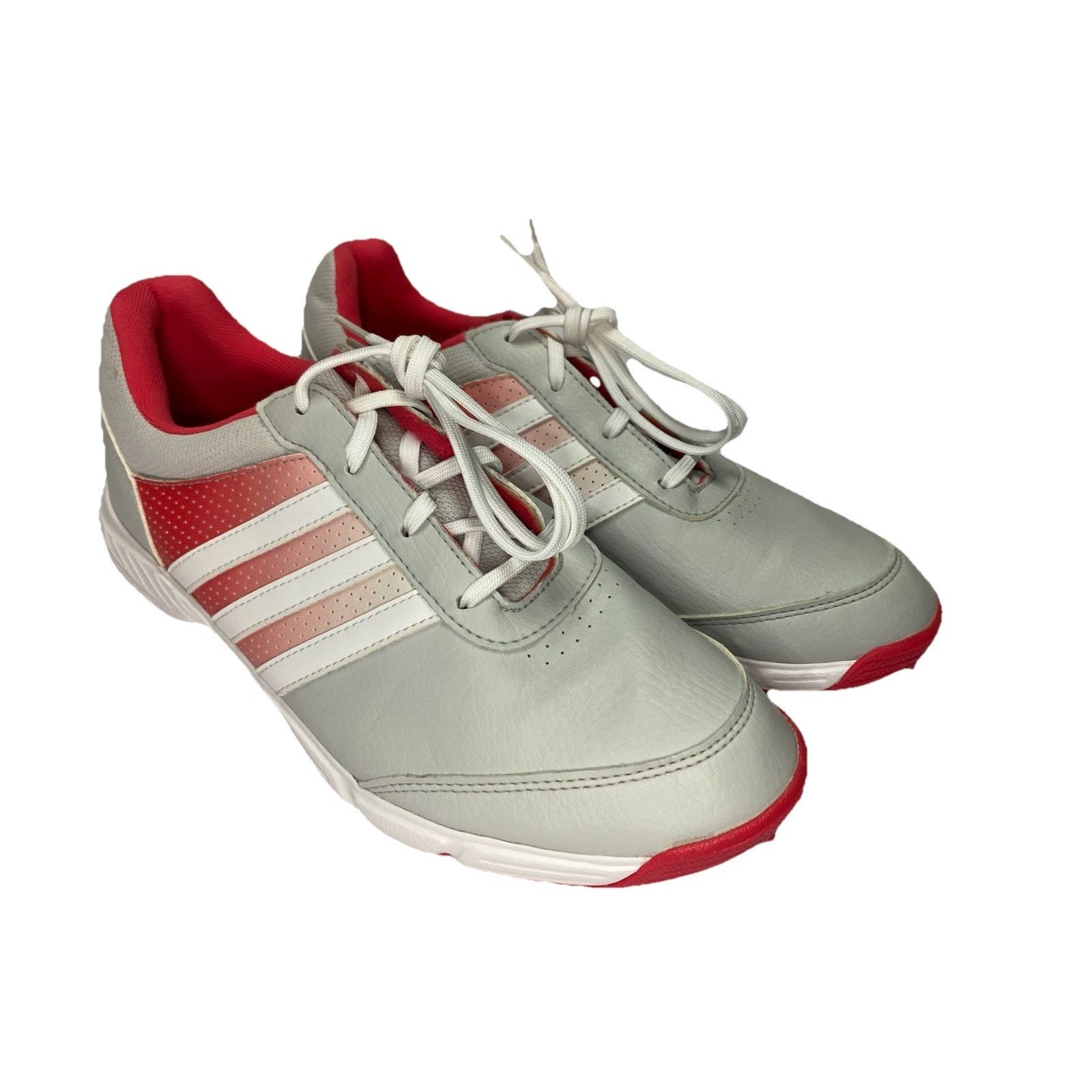 Adidas Adidas Womens 8.5 Tech Golf Shoes Soft Spike Gray Pink Size US 8.5 / IT 38.5 - 1 Thumbnail