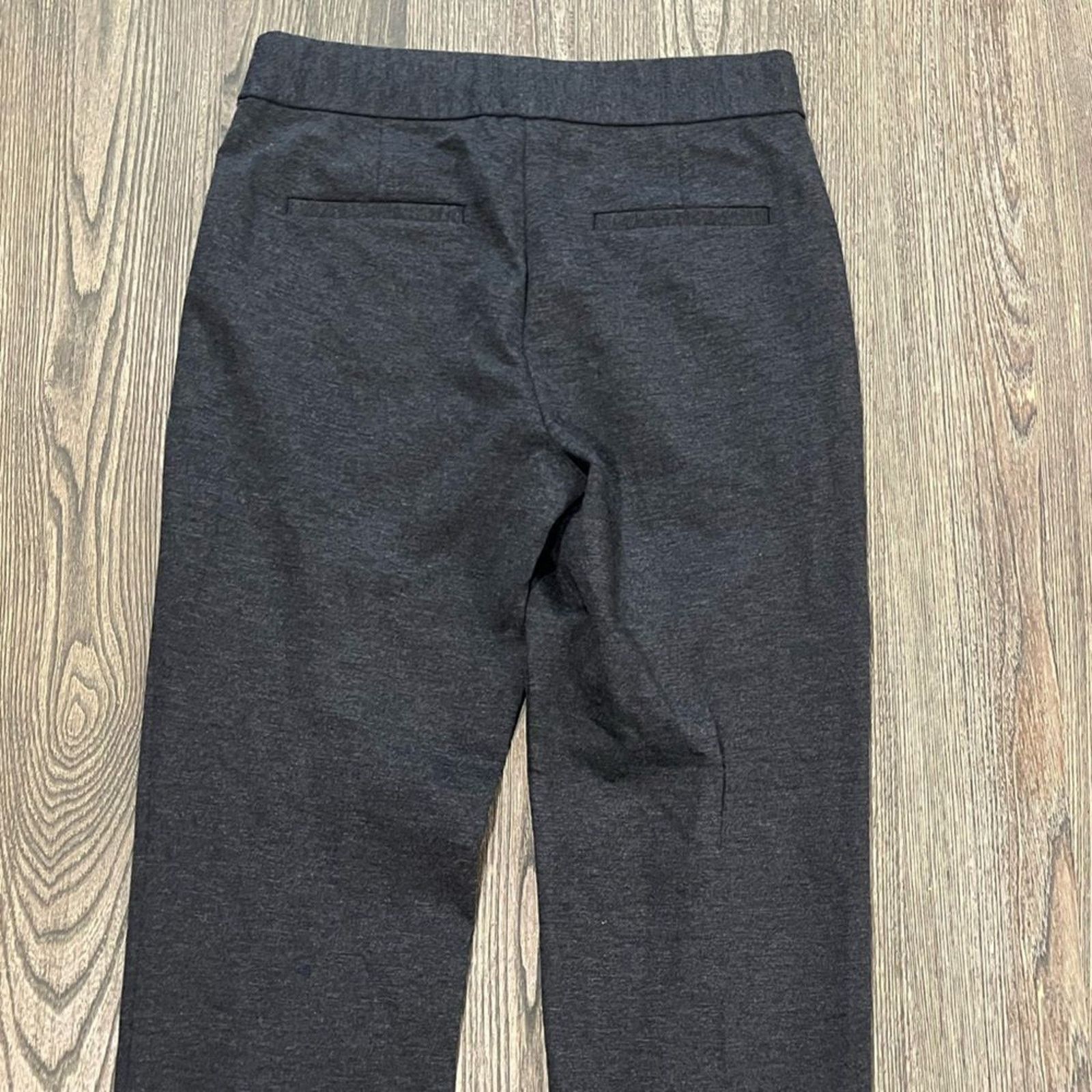 Vintage NWOT J. Jill Ponte Slim-Leg Slit Hem Pants Mid Rise Size S Size 23" - 9 Thumbnail