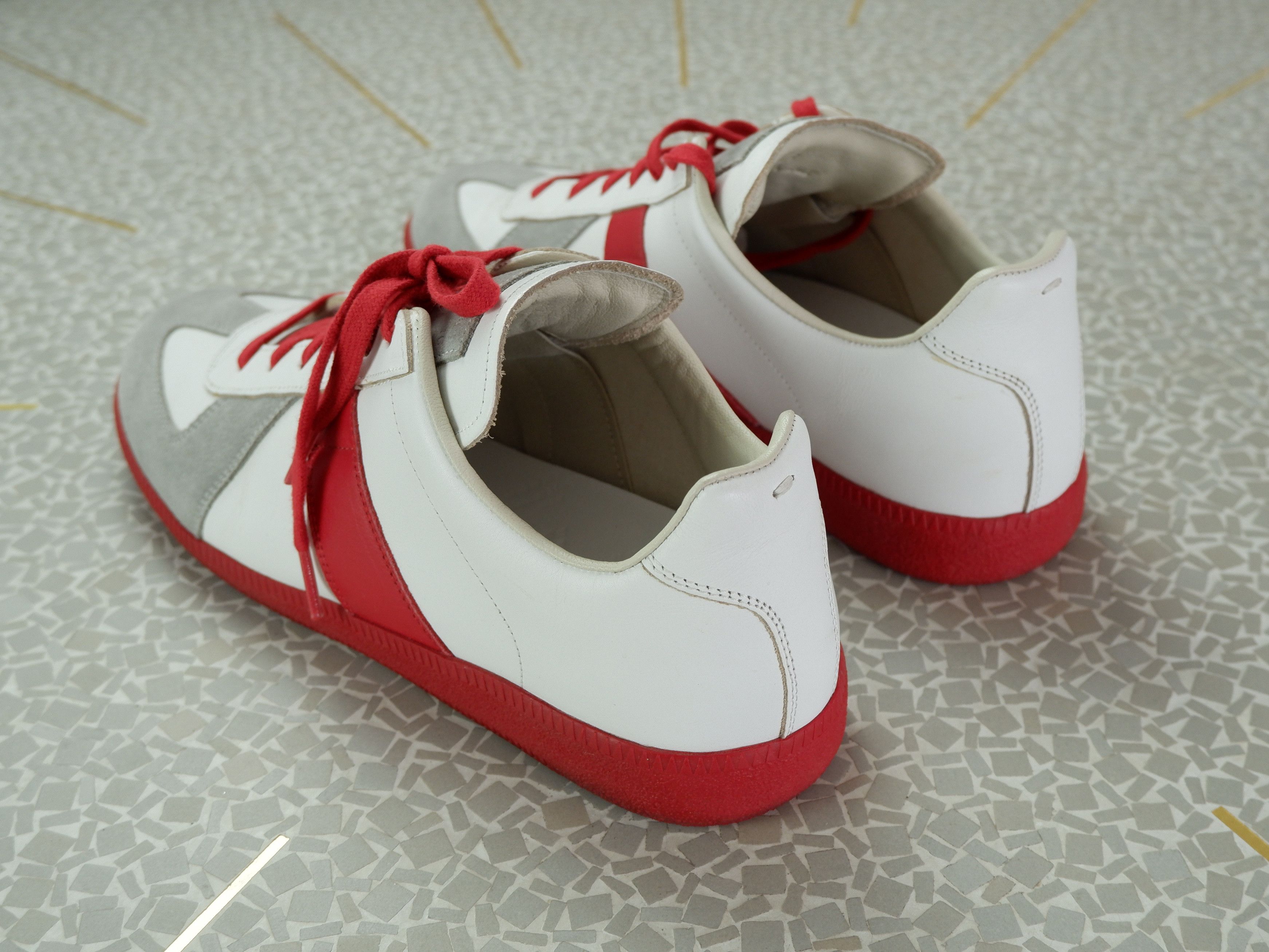 Maison Margiela Best price! Maison Margiela white replica sneakers red sole Size US 10 / EU 43 - 5 Thumbnail