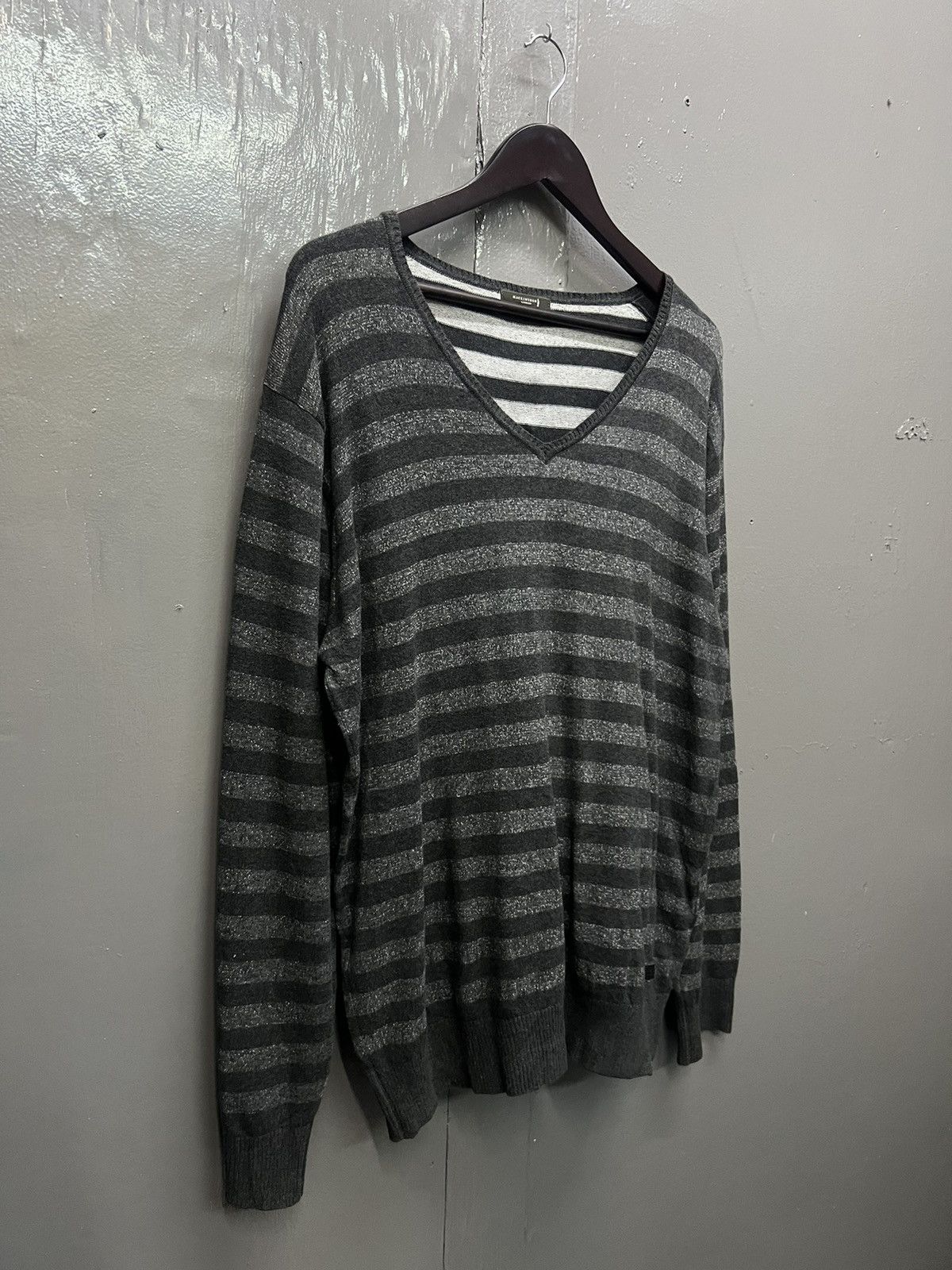Mackintosh Mackintosh London Stripe Knitwear Size US XL / EU 56 / 4 - 2 Thumbnail