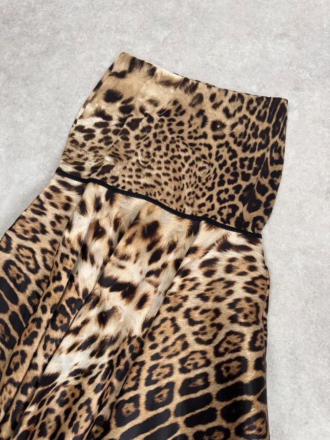 Roberto Cavalli SS2003 Roberto Cavalli Leopard Print Silk Dress Size M / US 6-8 / IT 42-44 - 5 Thumbnail