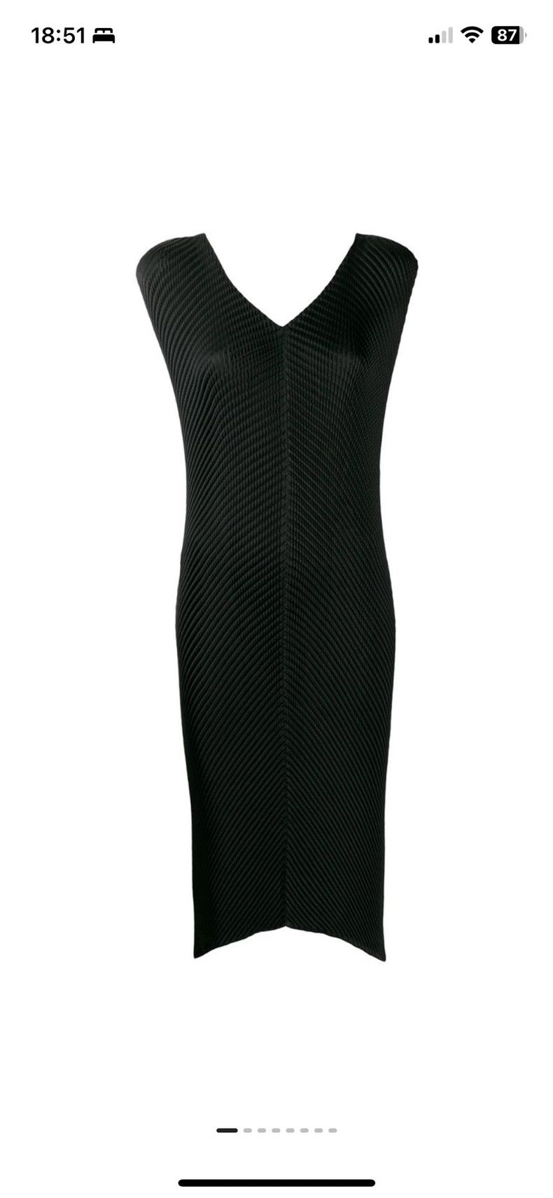 Issey Miyake Issey Miyake Black fishtail dress Size M / US 6-8 / IT 42-44 - 7 Thumbnail