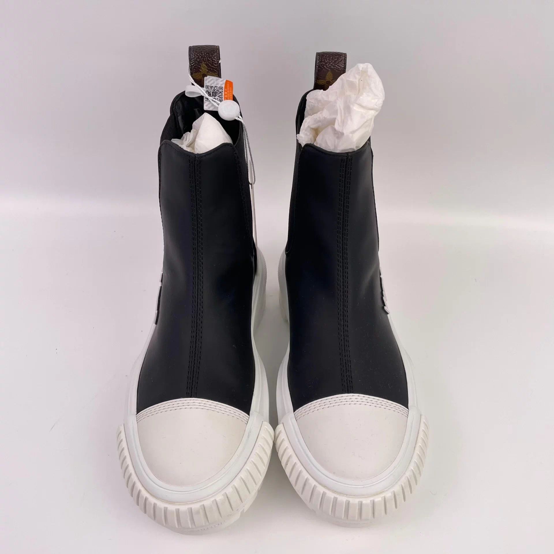 Louis Vuitton LV Leather Platform Shoes Size US 4.5 / IT 34.5 - 2 Thumbnail