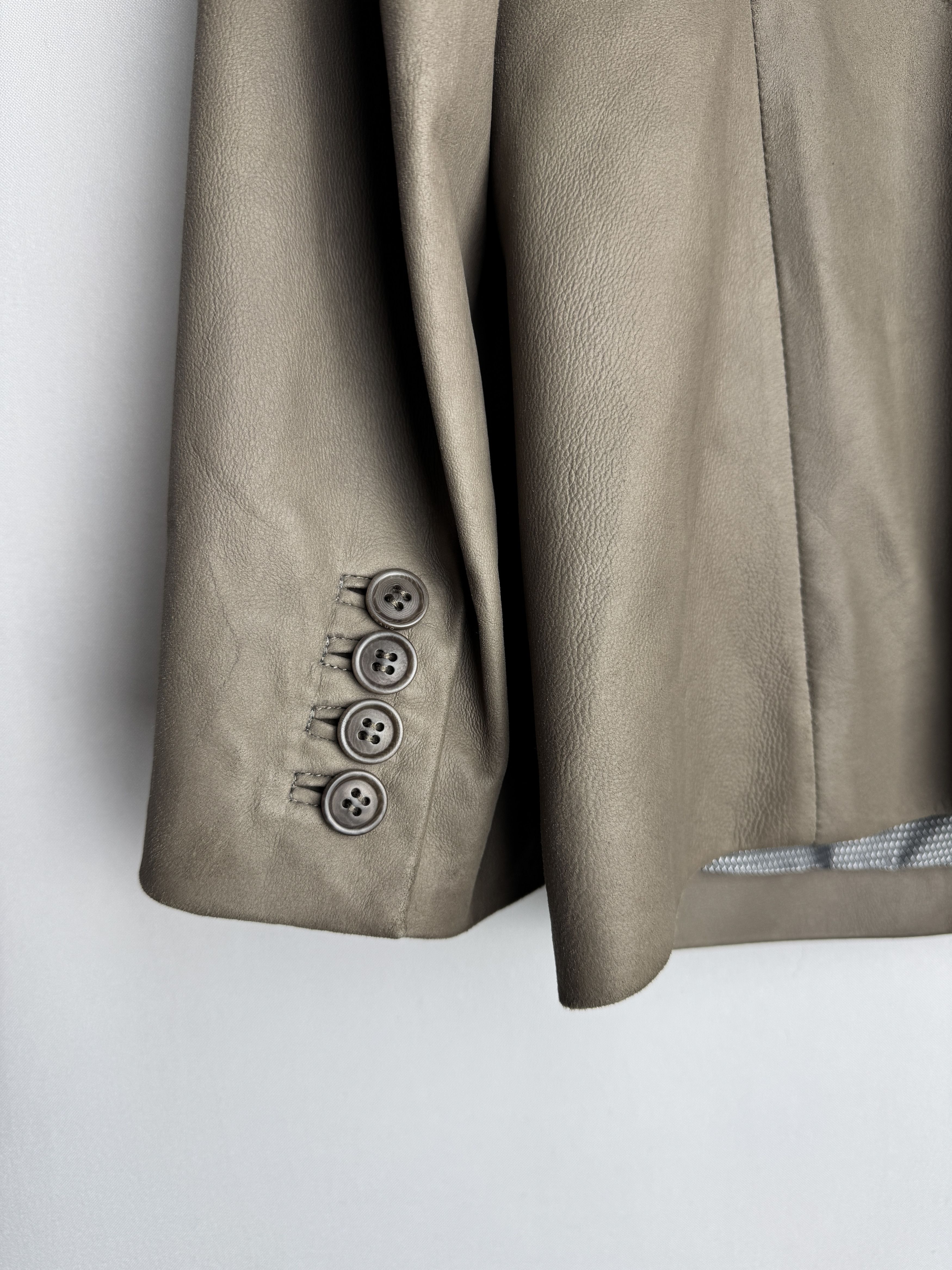Designer × Louis Feraud FERAUD men’s leather suit jacket Size 50R - 9 Thumbnail