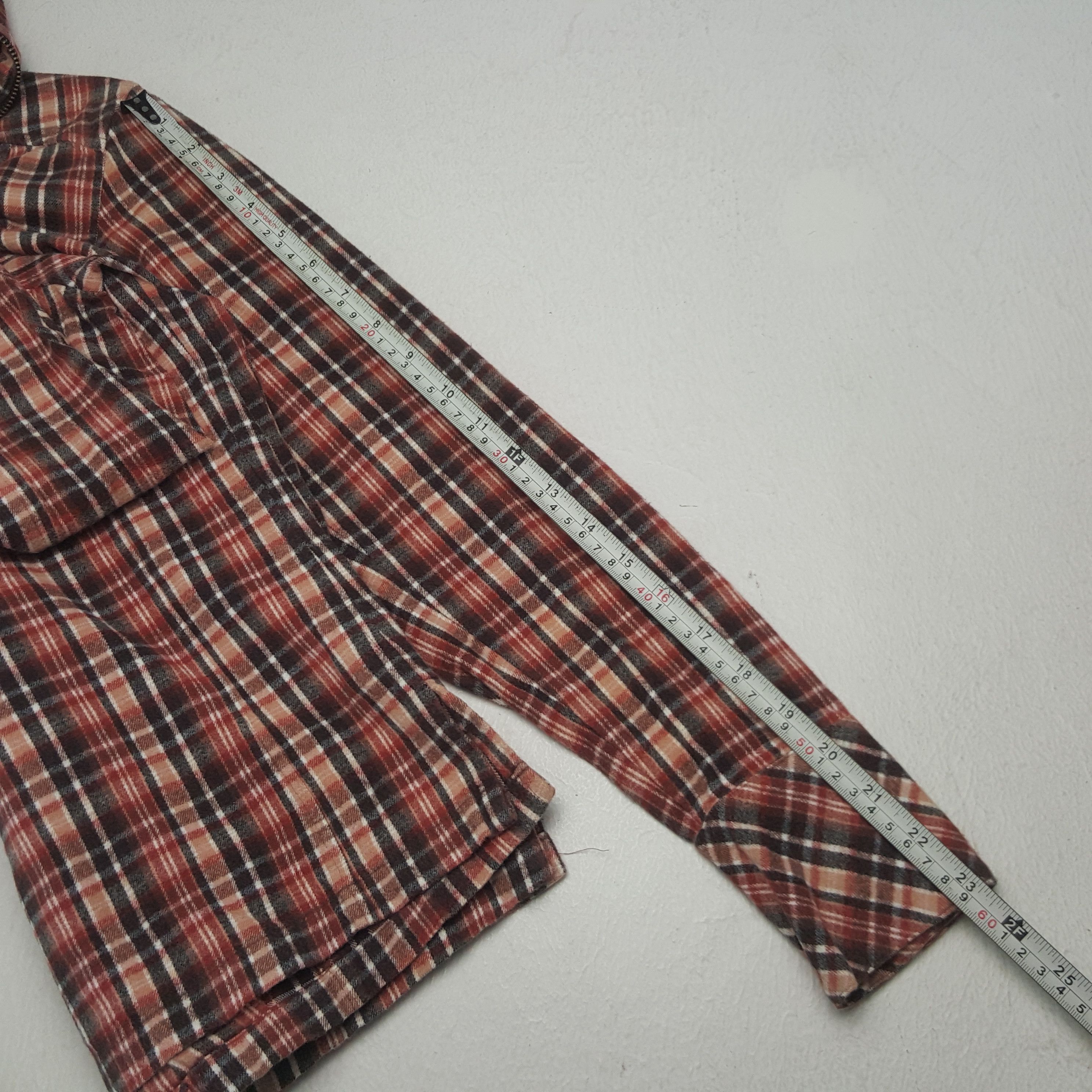 Japanese Brand × Schlussel × Vintage Vintage Schlussel Japanese Brand Flannel Jacket C283N16 Size US XS / EU 42 / 0 - 6 Thumbnail