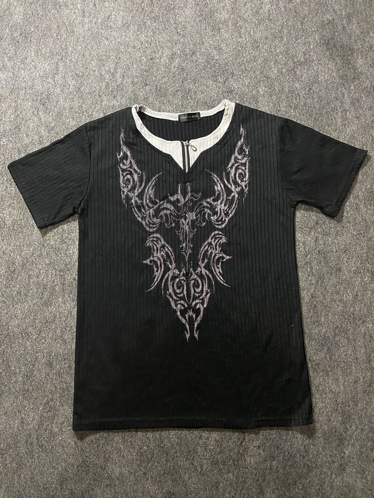 Japanese Brand VTG Y2K BTD knite waffle tee Size US S / EU 44-46 / 1 - 1 Thumbnail