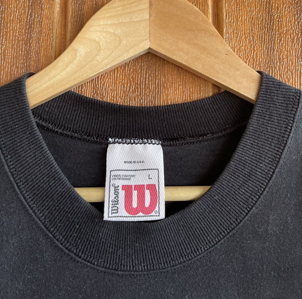 Vintage × Wilson Vintage’90s🔥WILSON ATHLETICWEAR🔥Big Logo Faded Tshirt Size US L / EU 52-54 / 3 - 6 Thumbnail