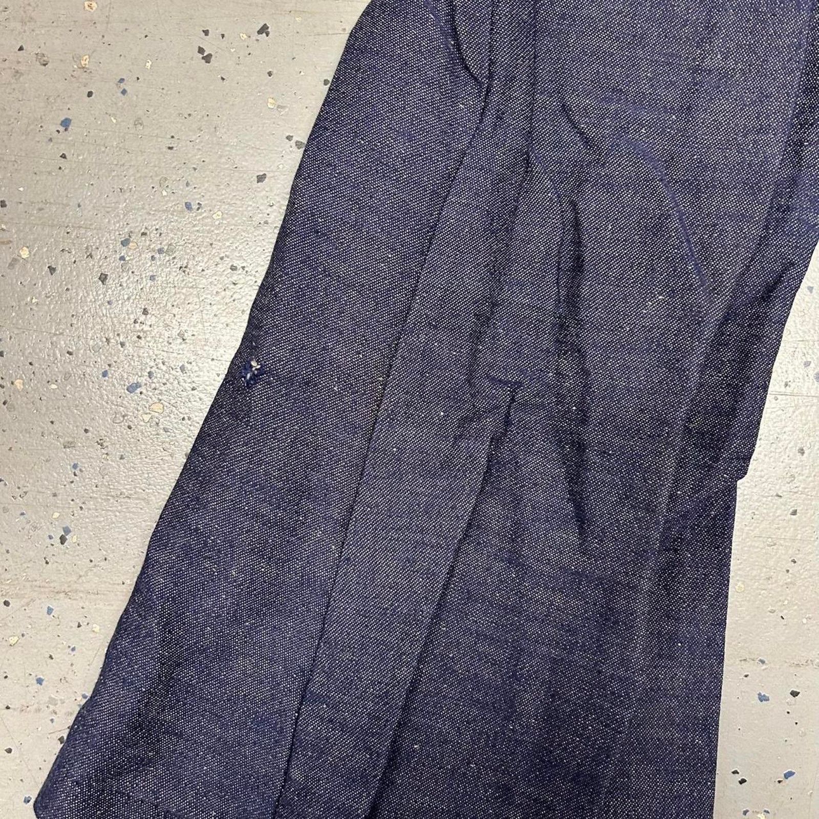 Other VTG 70s/80s Dark Wash Flare Denim Pants- Indigo- Size - 36 Size US 36 / EU 52 - 8 Thumbnail