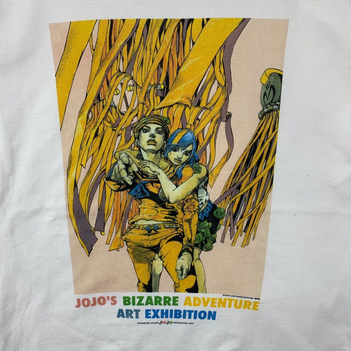 Anime JOJO BIZARRE ADVENTURE Hirohiko Araki Exhibition Tee Shirt Size US S / EU 44-46 / 1 - 7 Thumbnail