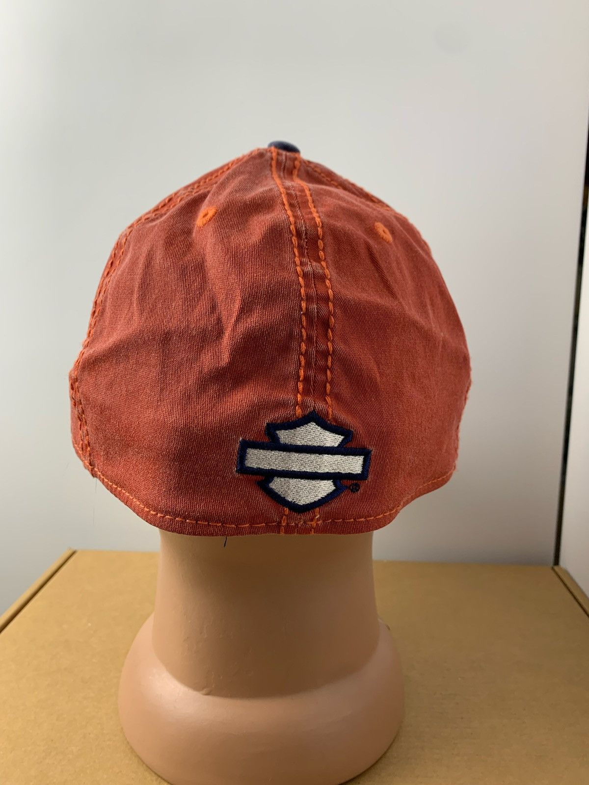 Harley Davidson × Vintage Vintage Harley Davidson cap Moto rare distressed Size ONE SIZE - 5 Thumbnail
