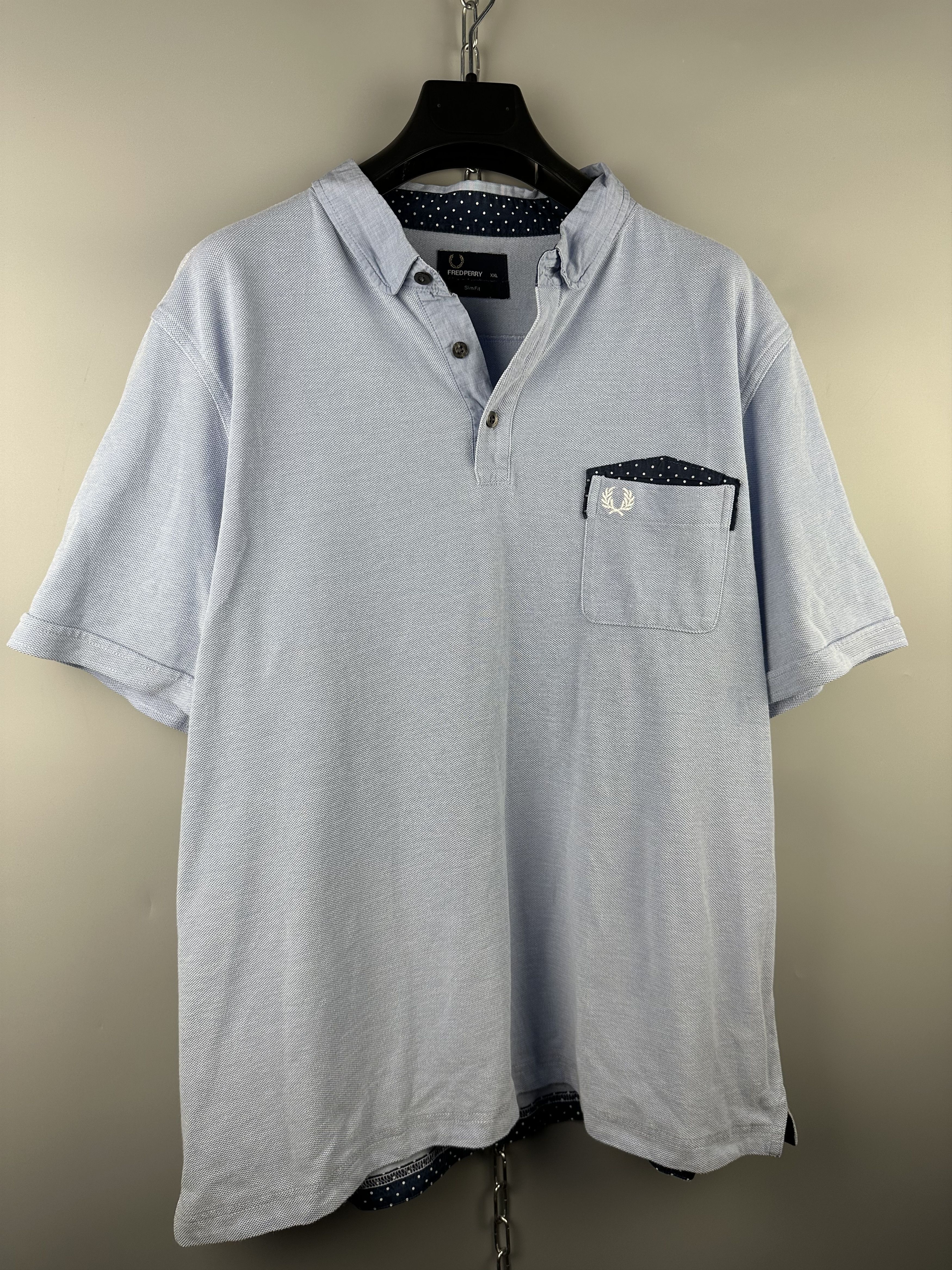 Fred Perry Fred Perry Cotton Short Sleeve Casual Polo Shirt Size US XXL / EU 58 / 5 - 2 Thumbnail