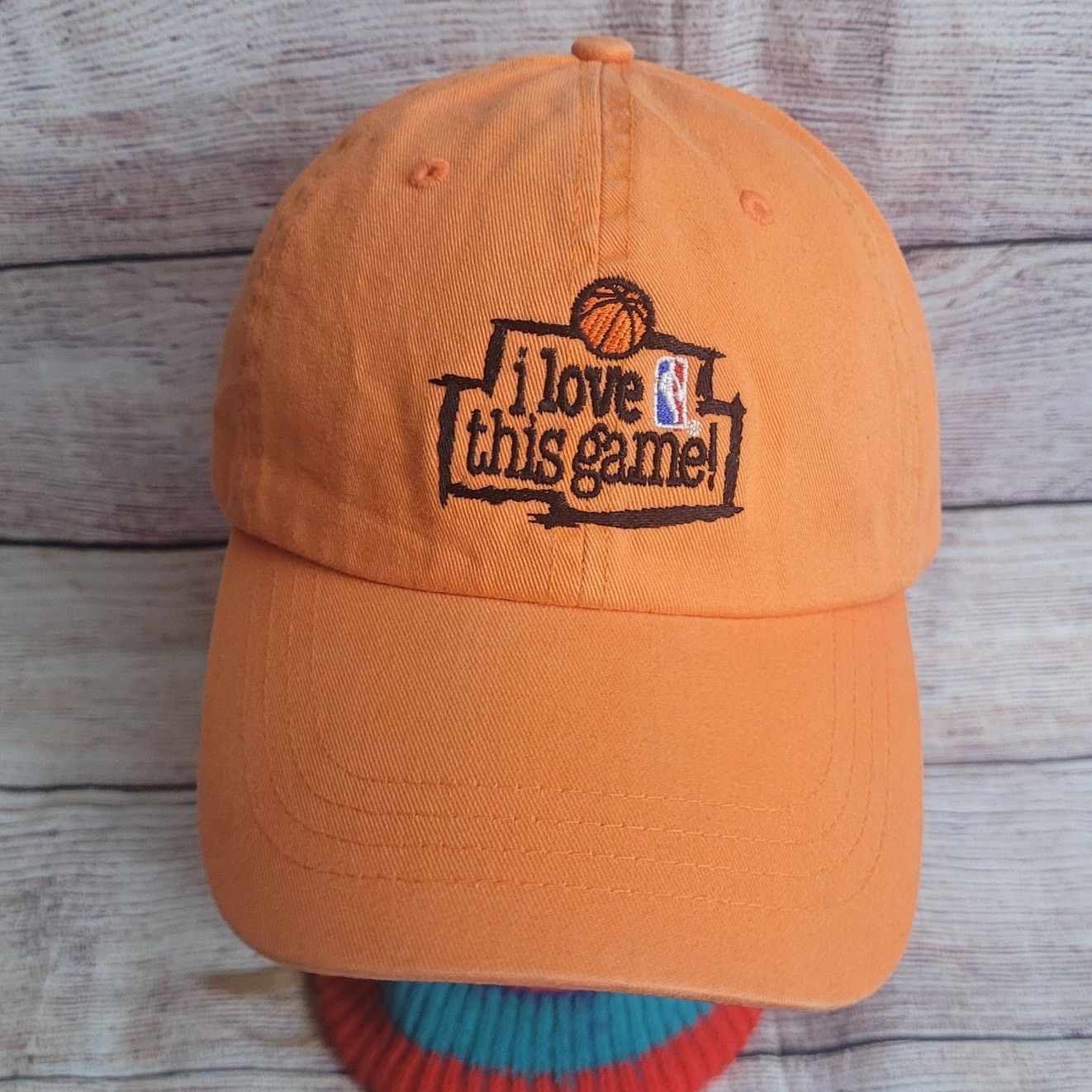 NBA × Vintage VTG 90s NBA I Love This Game Basketball Hat Promo Size ONE SIZE - 3 Thumbnail