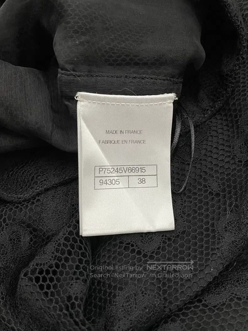 Chanel Chanel Black lace hollow camelia trousers Size 25" / US 0 / IT 36 - 5 Thumbnail