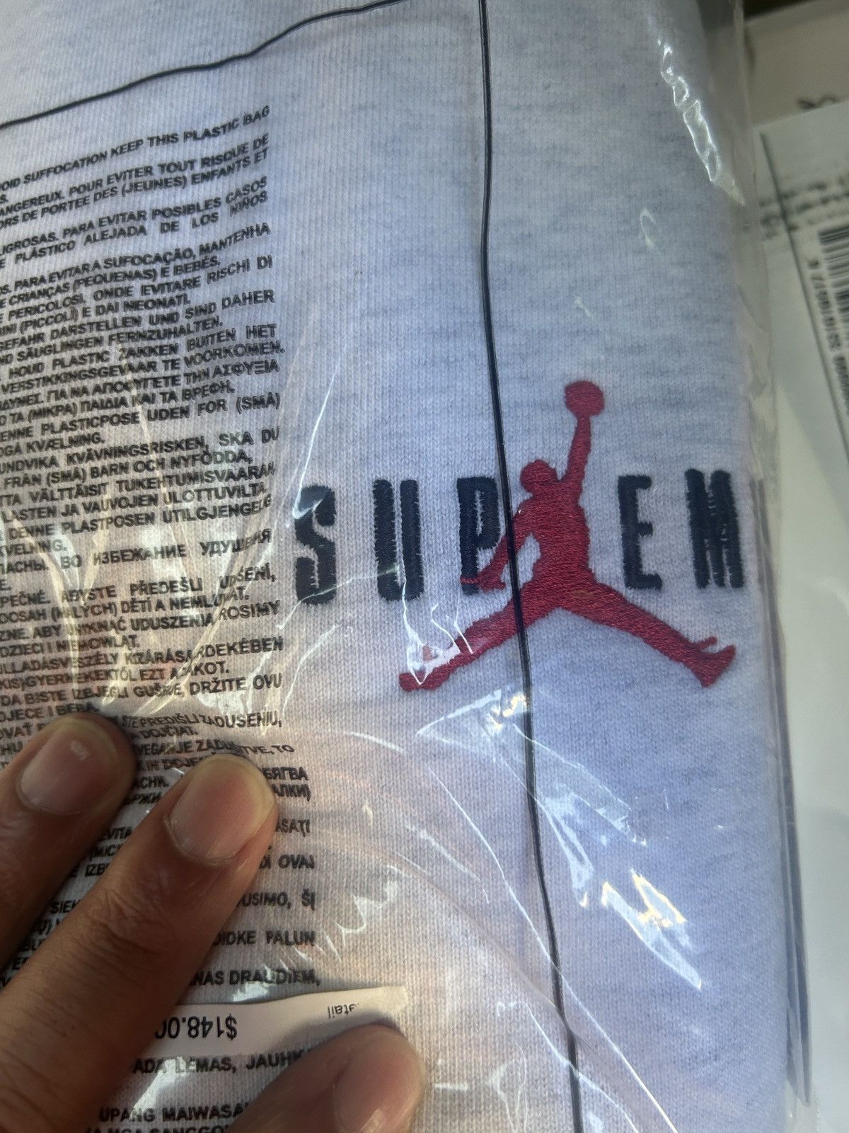 Jordan Brand × Supreme Supreme x jordan hooded sweatshirt logo Size US M / EU 48-50 / 2 - 5 Thumbnail