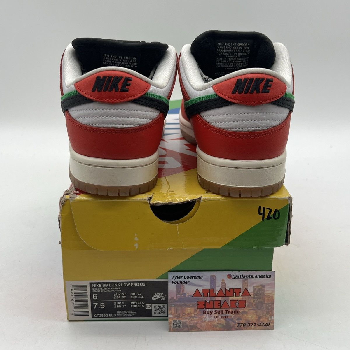 Nike Frame skate x Nike dunk low habibi Size US 6 / EU 39 - 3 Thumbnail