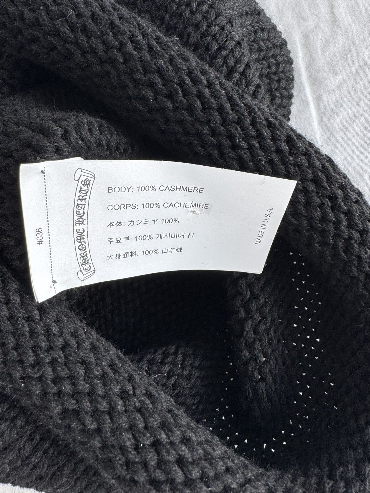 Chrome Hearts Chrome Hearts beanie hat Size ONE SIZE - 5 Thumbnail