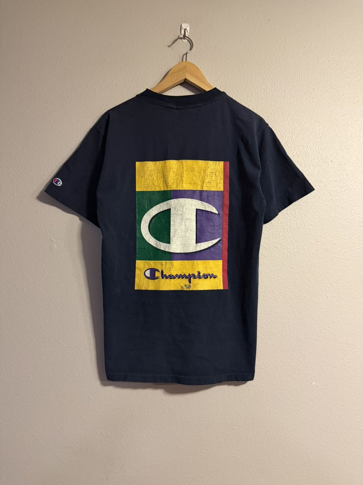 Champion vtg 90s champion double sided logo graphic t shirt medium Size US M / EU 48-50 / 2 - 1 Thumbnail