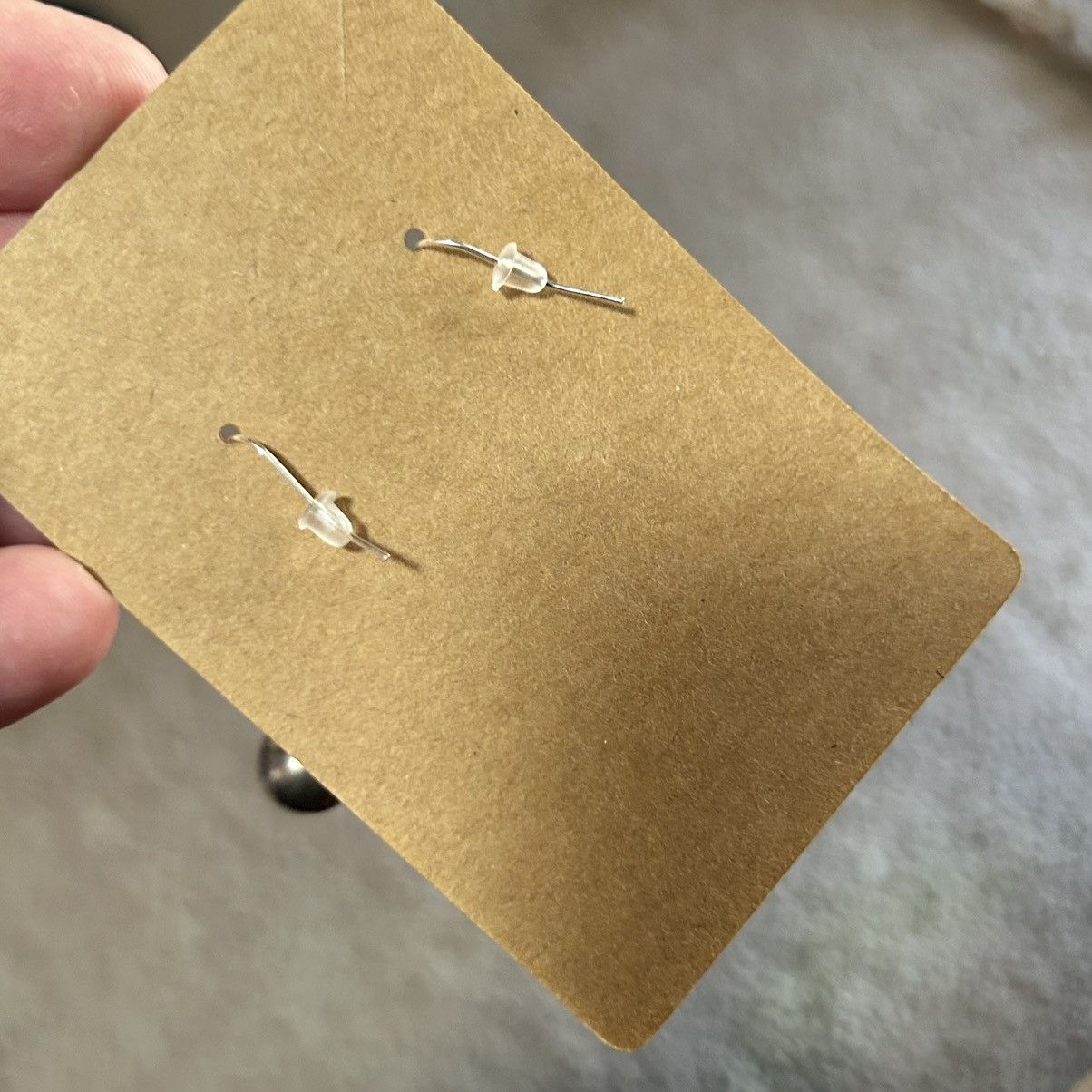 Handmade Handcrafted elegant vintage bead garnet opalite earrings Size ONE SIZE - 4 Thumbnail