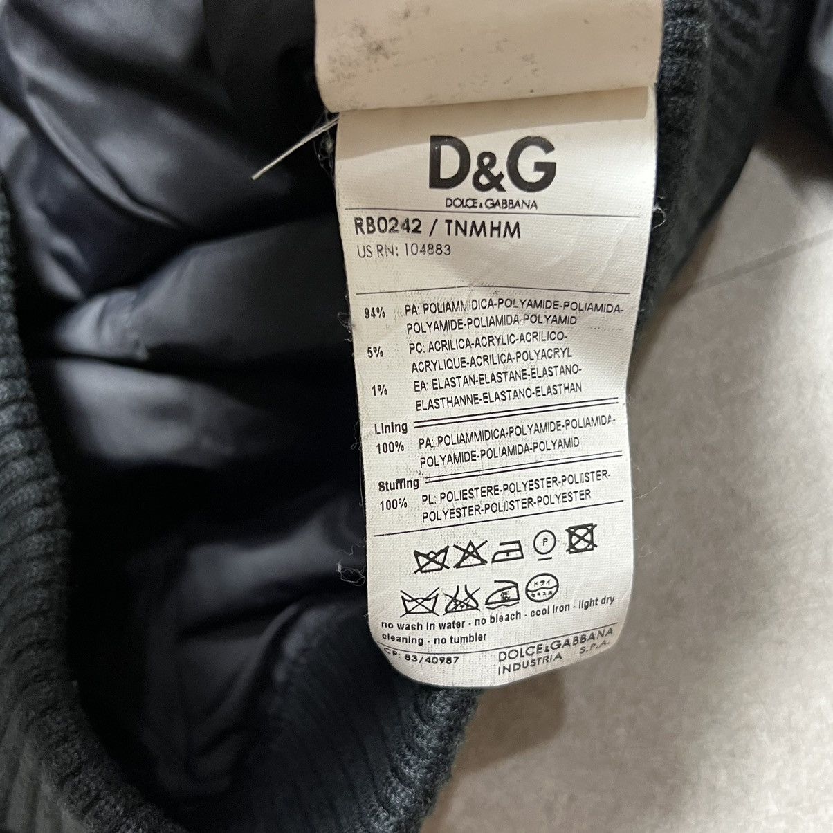 Dolce & Gabbana Dolce&Gabbana Nylon Feather Zip Jacket Size US L / EU 52-54 / 3 - 7 Thumbnail