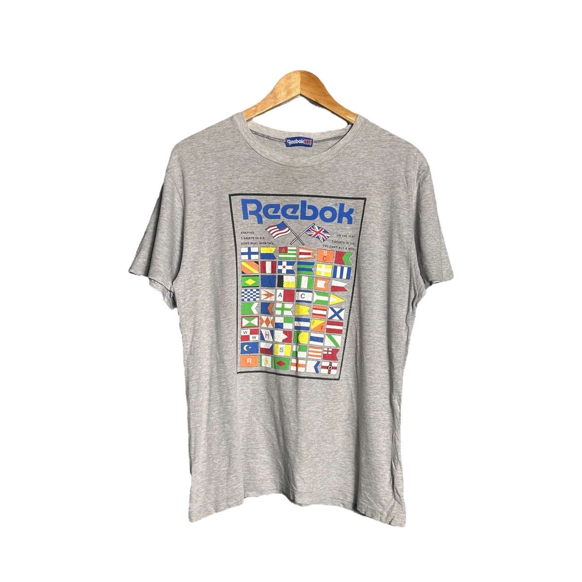 Reebok × Vintage Vintage Reebok Graphic T-Shirt Size M / US 6-8 / IT 42-44 - 1 Thumbnail
