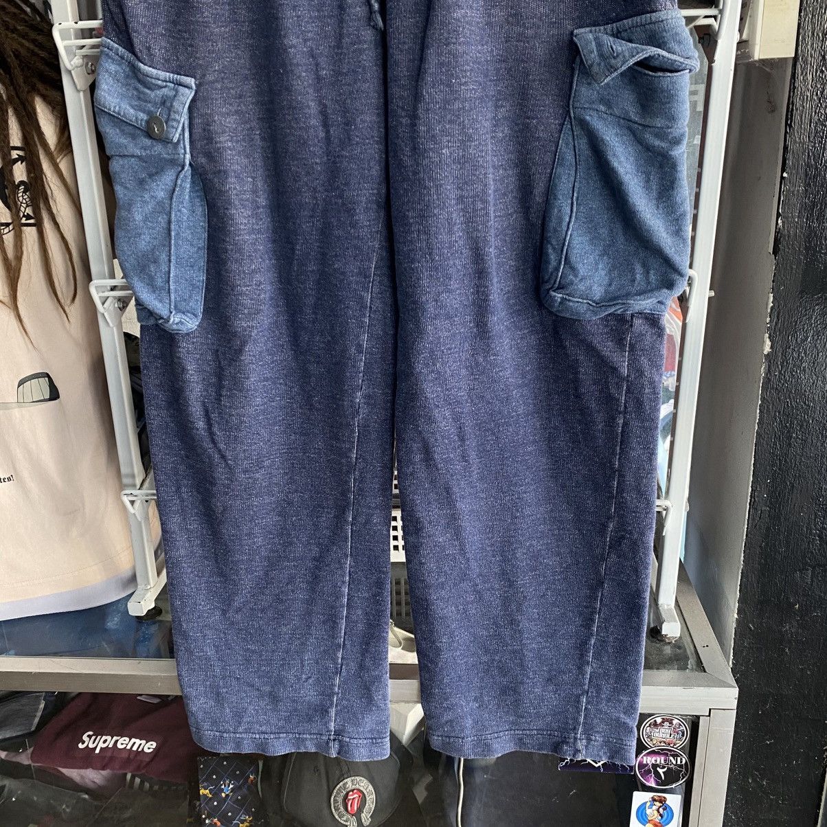 Needles Needles H.D. BDU SweatPants Denim Patchwork Drawstring Blue Size US 32 / EU 48 - 4 Thumbnail