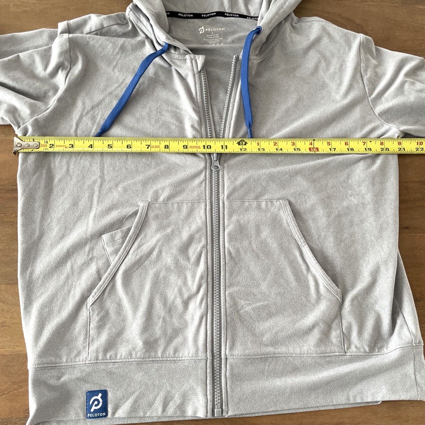 Vintage Peloton Hoodie Womens S DreamBlend Relaxed Full Zip Gray Workout Spin Sweatshirt Size S / US 4 / IT 40 - 5 Thumbnail