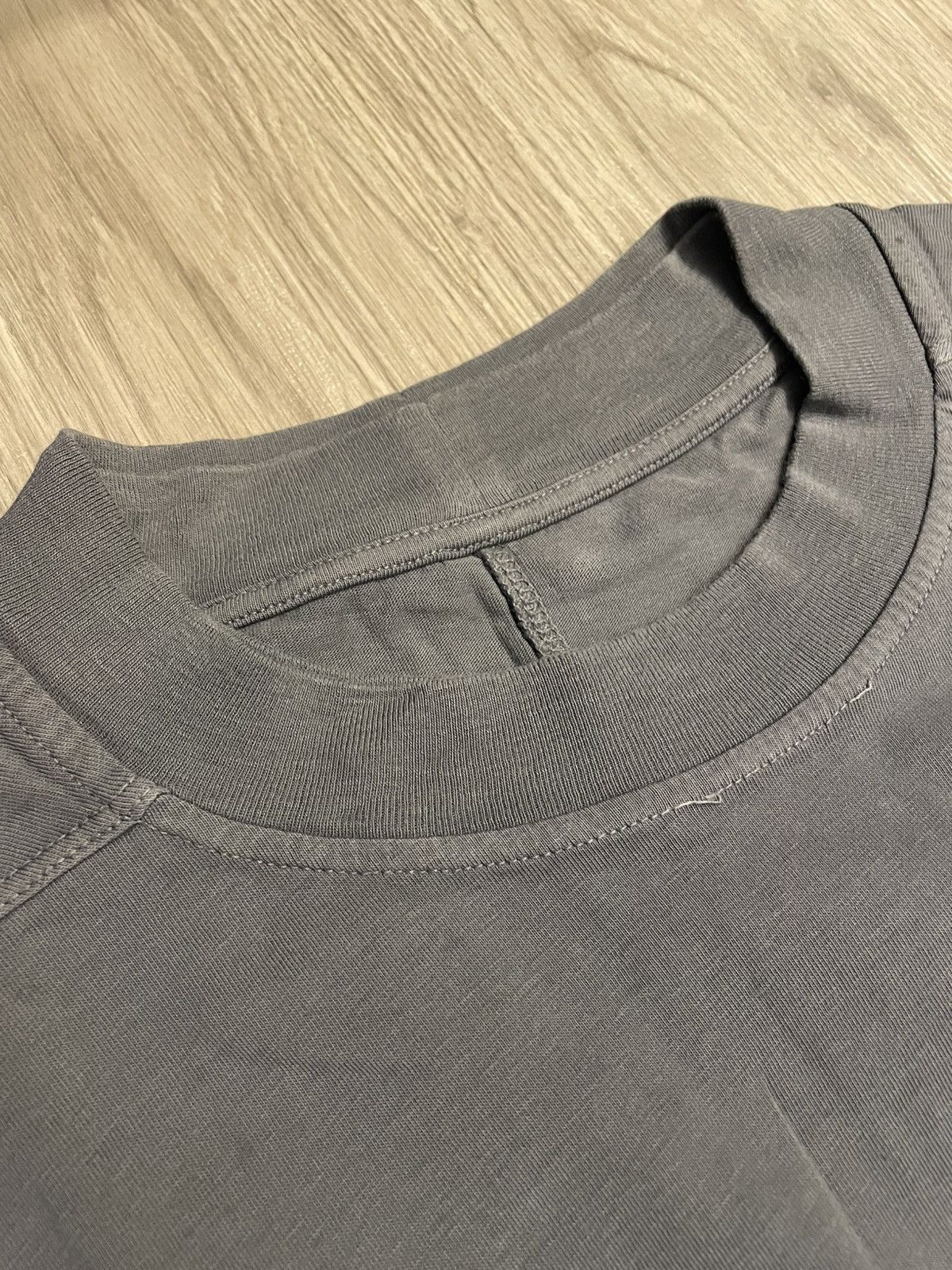 Rick Owens Drkshdw Rick Owens Double Sleeve Tee (Gray) Size US XL / EU 56 / 4 - 2 Thumbnail