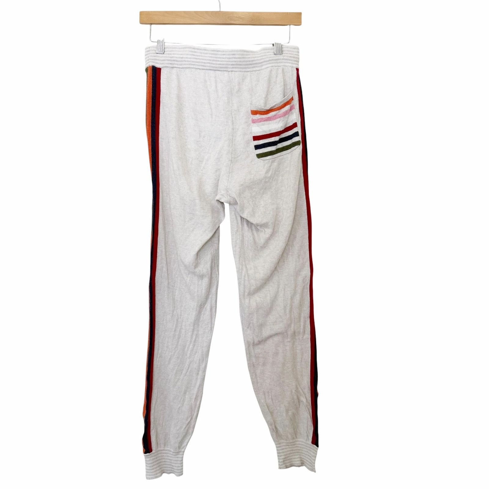 Faherty Faherty Cotton Cashmere Jogger Sweatpants Rainbow Stripe S Size 27" / US 4 / IT 40 - 5 Thumbnail