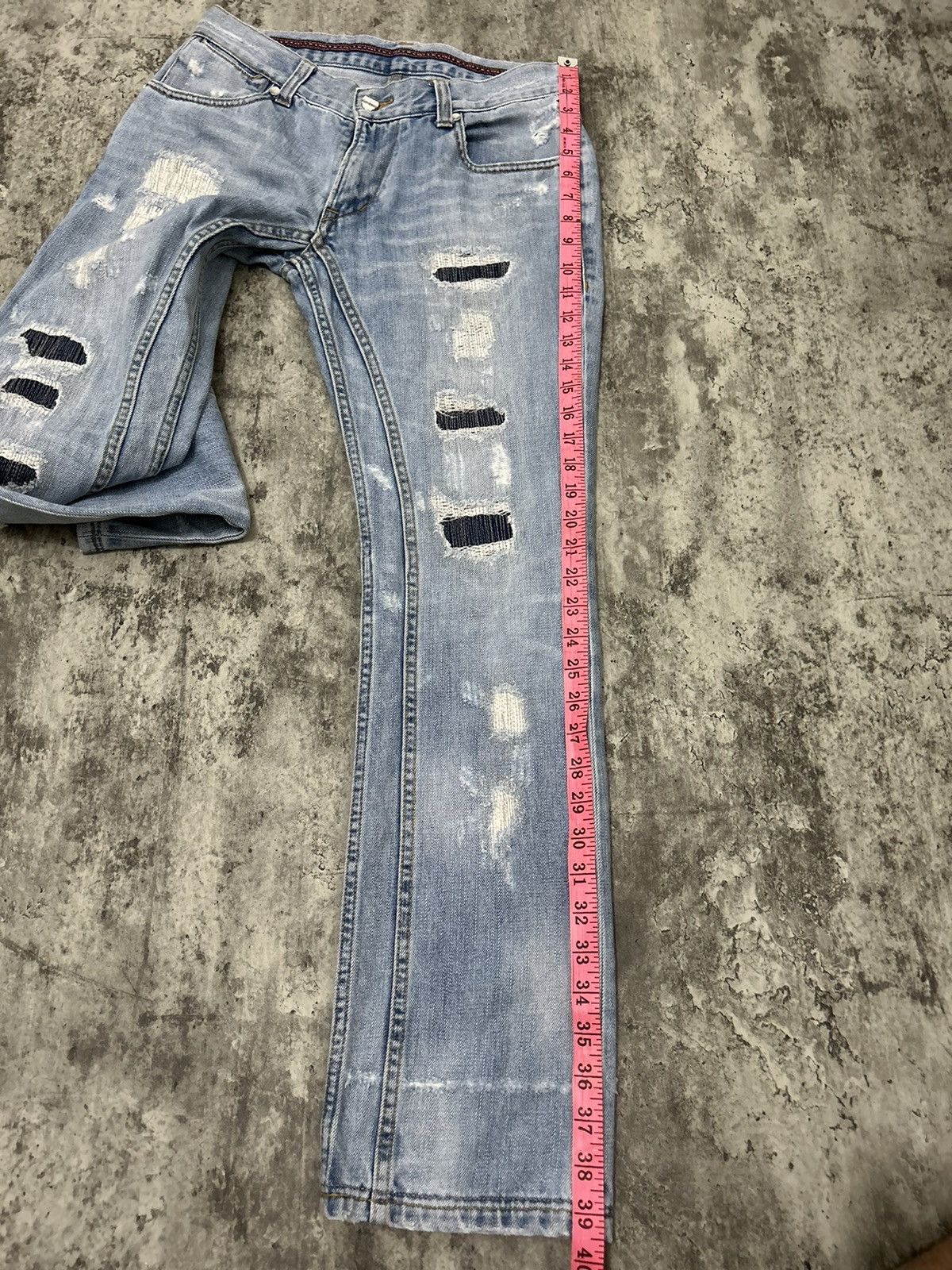 Hysteric Glamour × Japanese Brand Tokyo Aoyama Japan Distressed Jeans Size US 31 - 23 Thumbnail