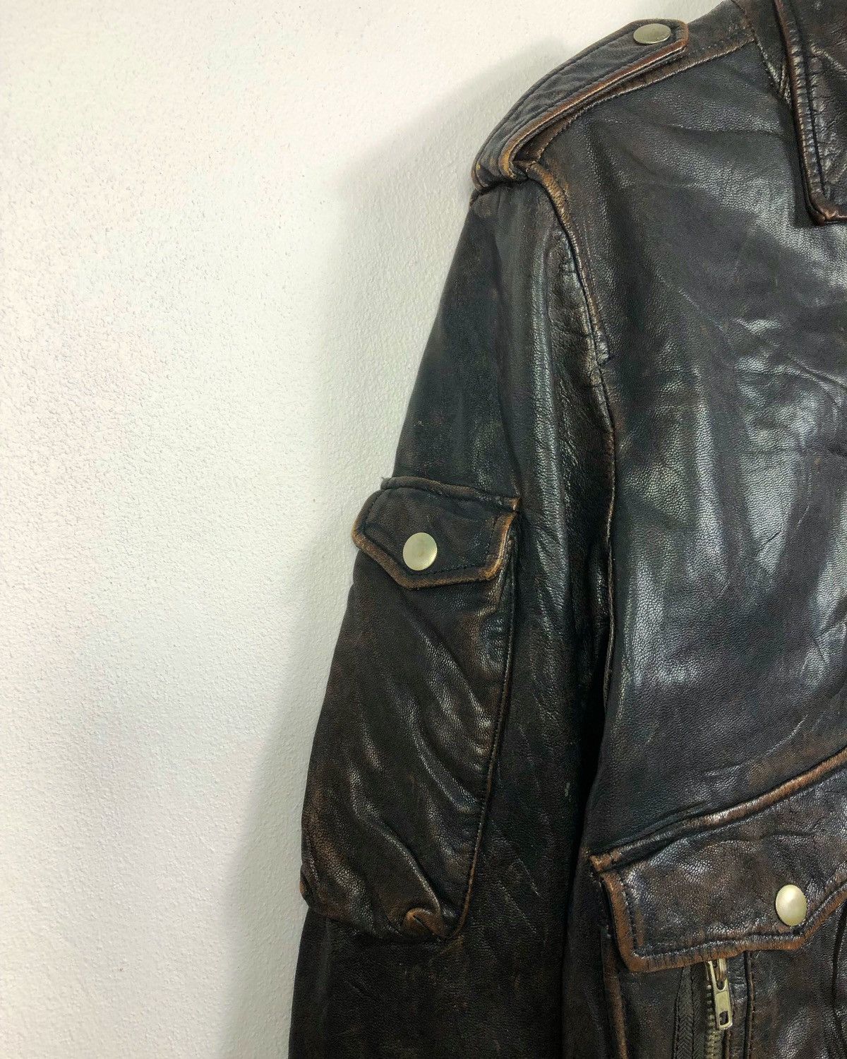 Diesel Rare Vintage Diesel Lambskin Leather Jacket Size US M / EU 48-50 / 2 - 8 Thumbnail