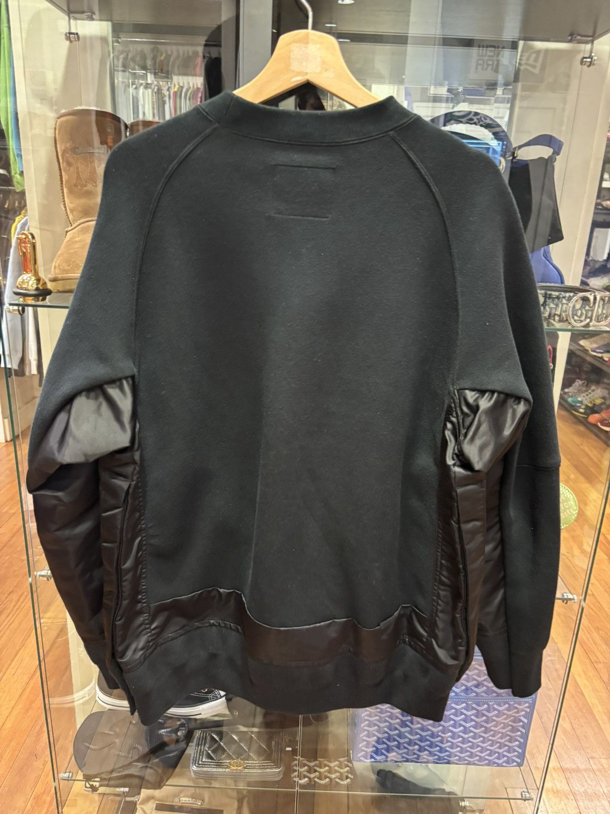 Sacai Sacai Nylon Twill C Sponge Sweat Pullover Size US M / EU 48-50 / 2 - 2 Thumbnail