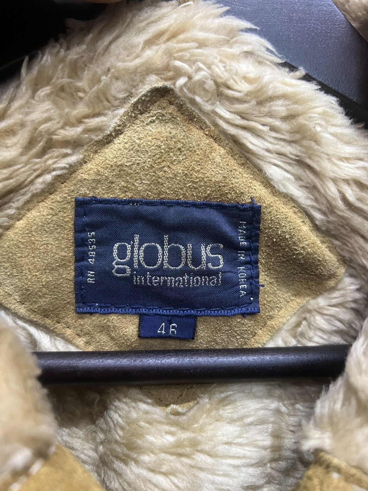 Genuine Leather Vintage Globus International Suede Leather Jacket Size US L / EU 52-54 / 3 - 6 Thumbnail