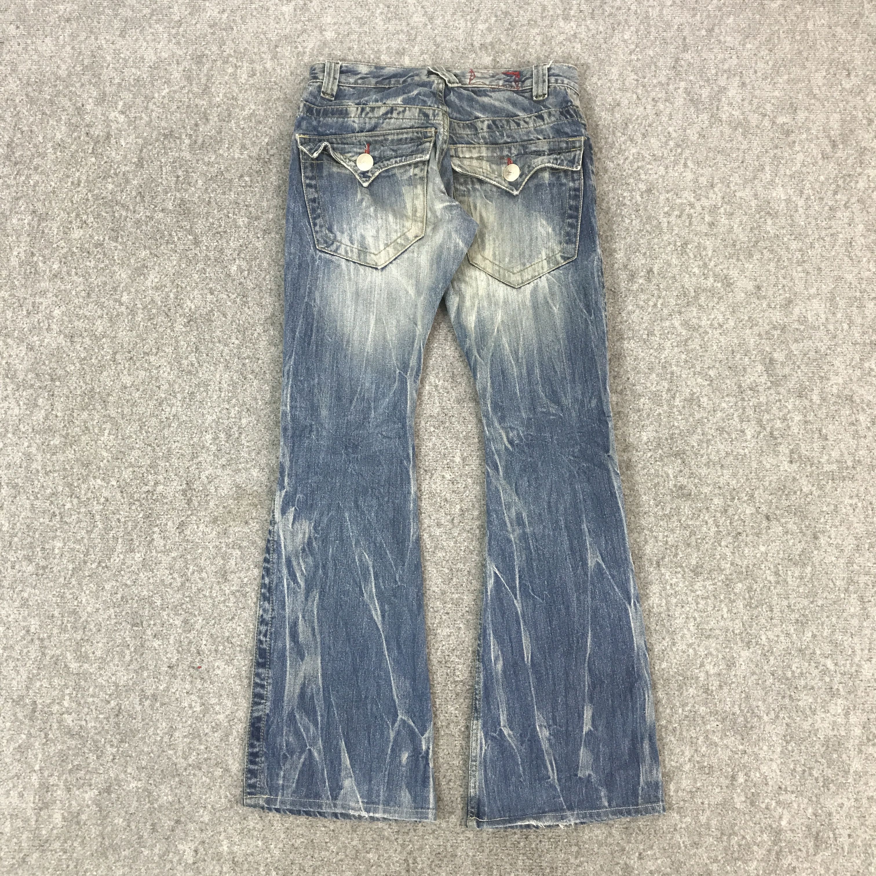 In The Attic FLARE IN THE ATTIC IFSIXWASNINE BOOTCUT DENIM JEANS PANTS Size US 28 / EU 44 - 2 Thumbnail