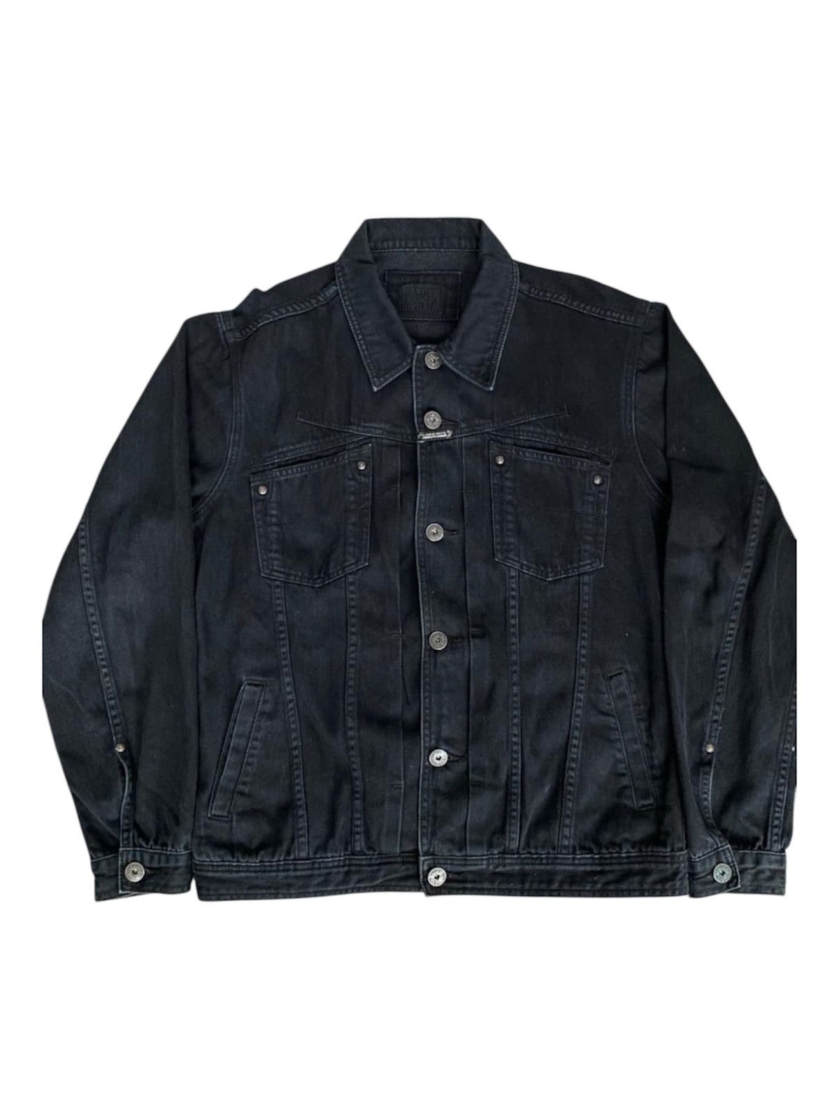 Marithe + Francois Girbaud 2000s Marithe Francois Girbaud Trucker Jacket Sample Size US L / EU 52-54 / 3 - 1 Thumbnail