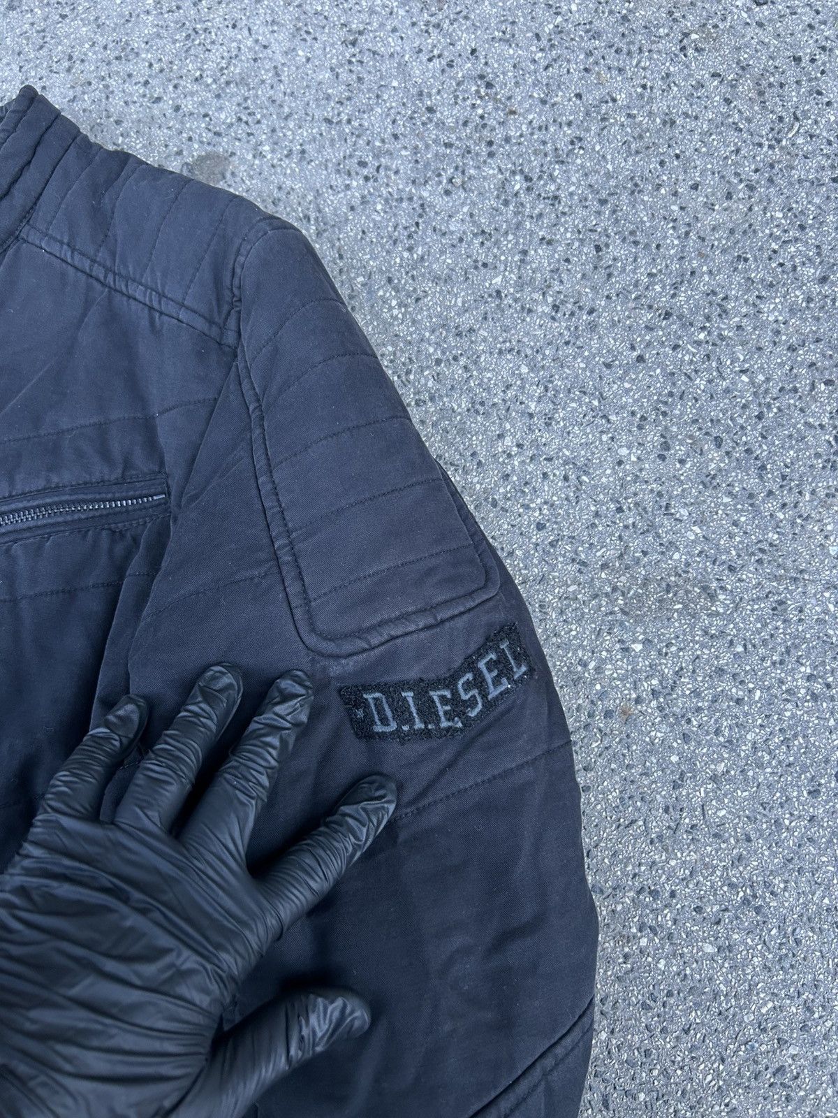 Diesel Diesel Vintage black Jacket Y2K Bomber with patch Size M / US 6-8 / IT 42-44 - 5 Thumbnail