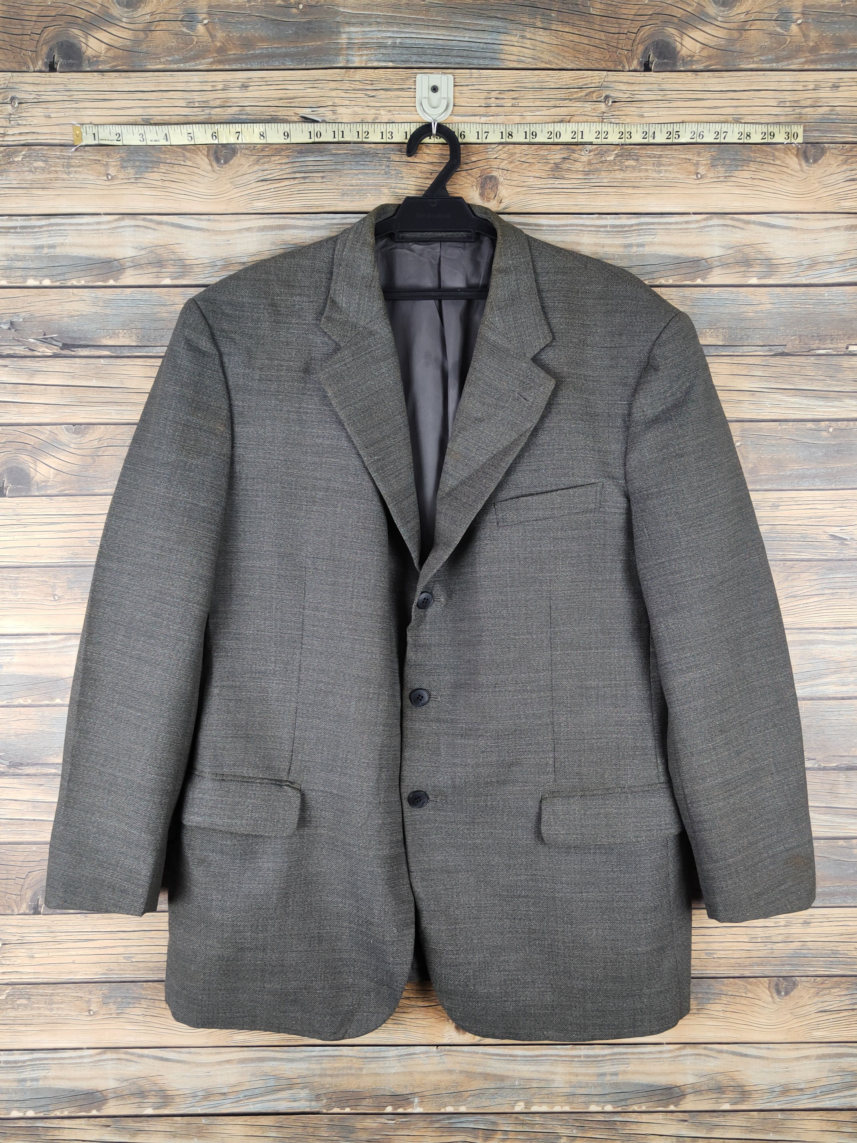 Japanese Brand × Renoma × Vintage Vintage Renoma Dark Gray Blazers Size US L / EU 52-54 / 3 - 1 Thumbnail