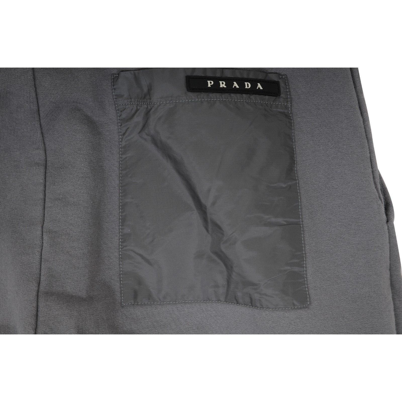Prada Sweat Pants Size Medium Gray Joggers Size US 32 / EU 48 - 11 Thumbnail